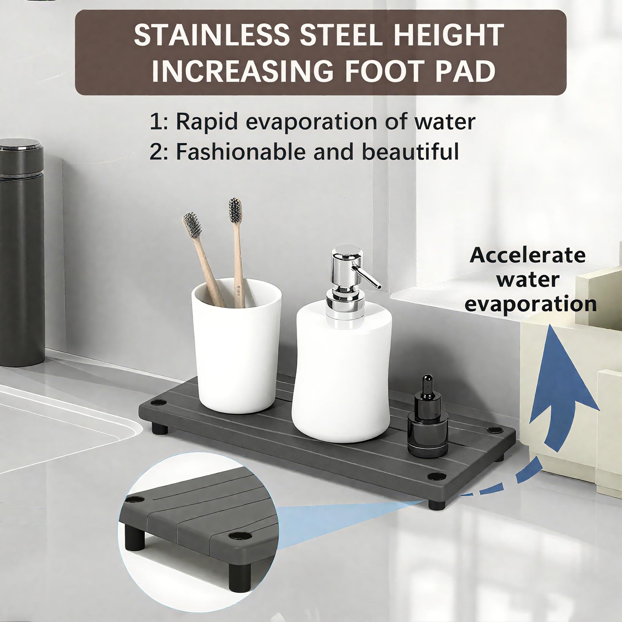 Quick Dry Sink Caddy Kitchen Sink Organizer