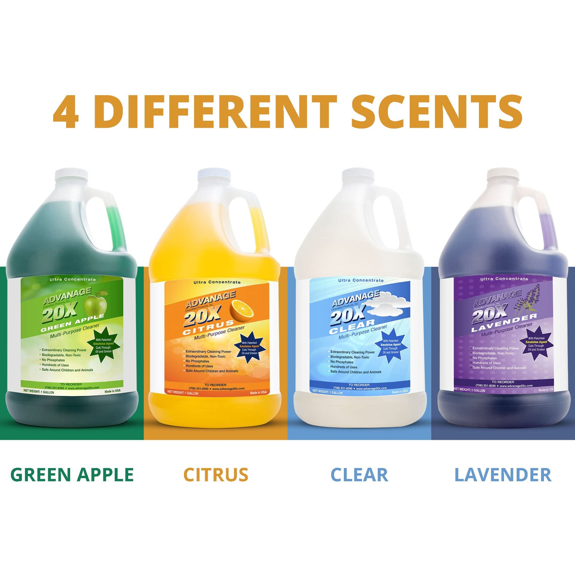 Advanage 20X All Purpose Cleaner Concentrate (128 Fl Oz)