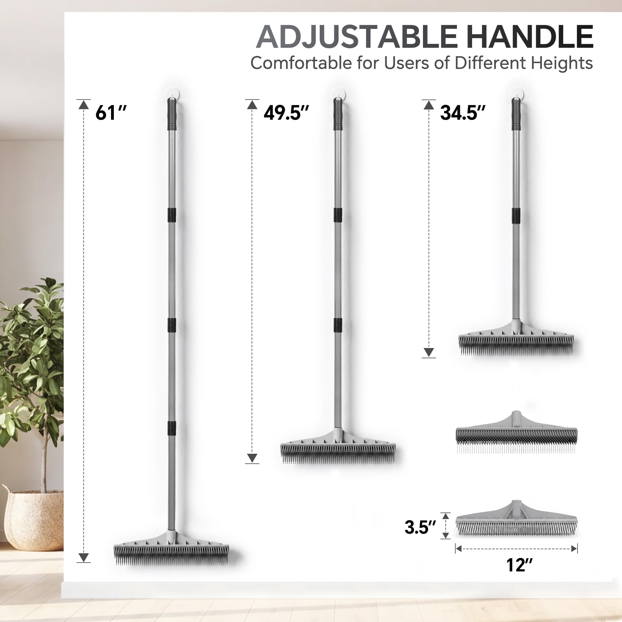 Carpet Brush for Pet Hair Removal