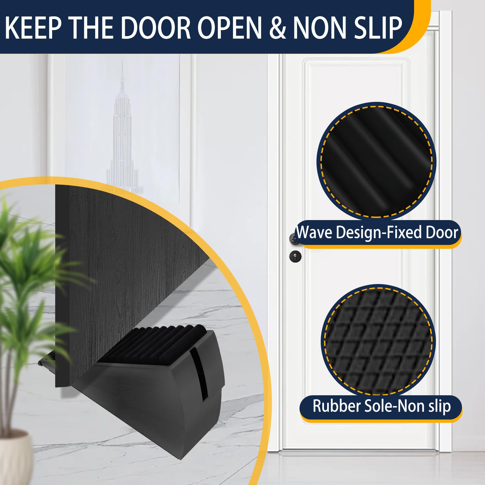 Strongest Door Stopper for Bottom of Door