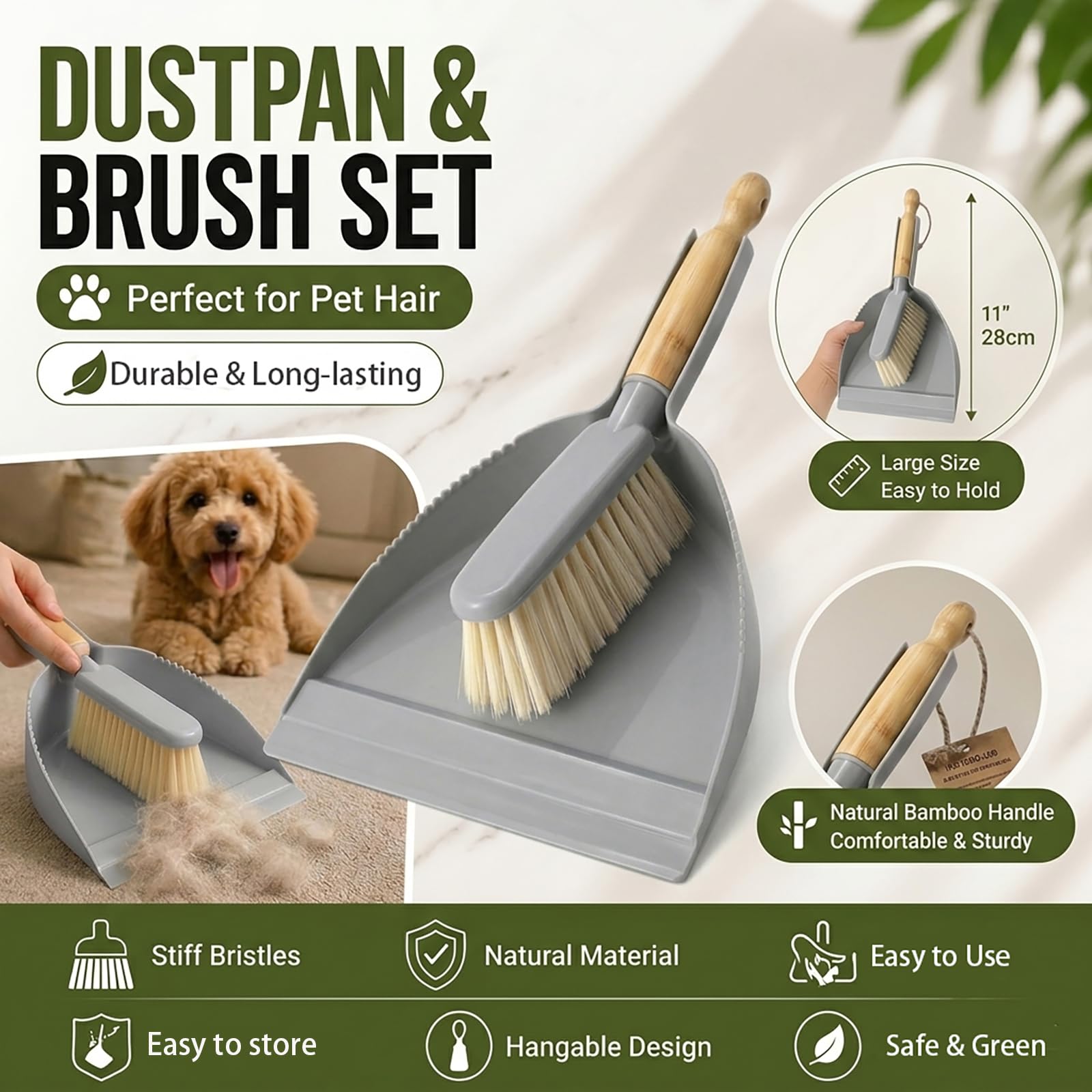 Small Dustpan and Brush Set