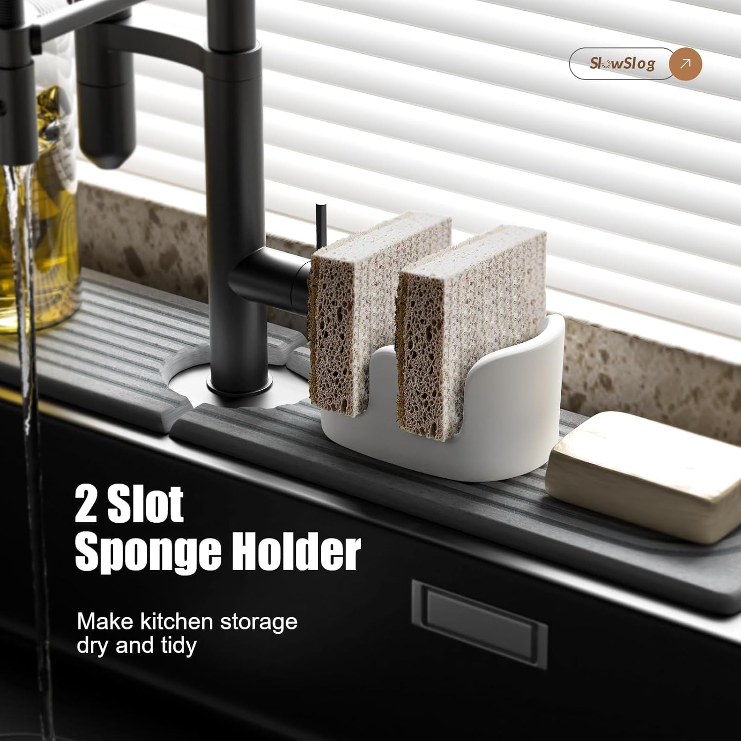 2 Pack Double Sponge Holder (2 Count)