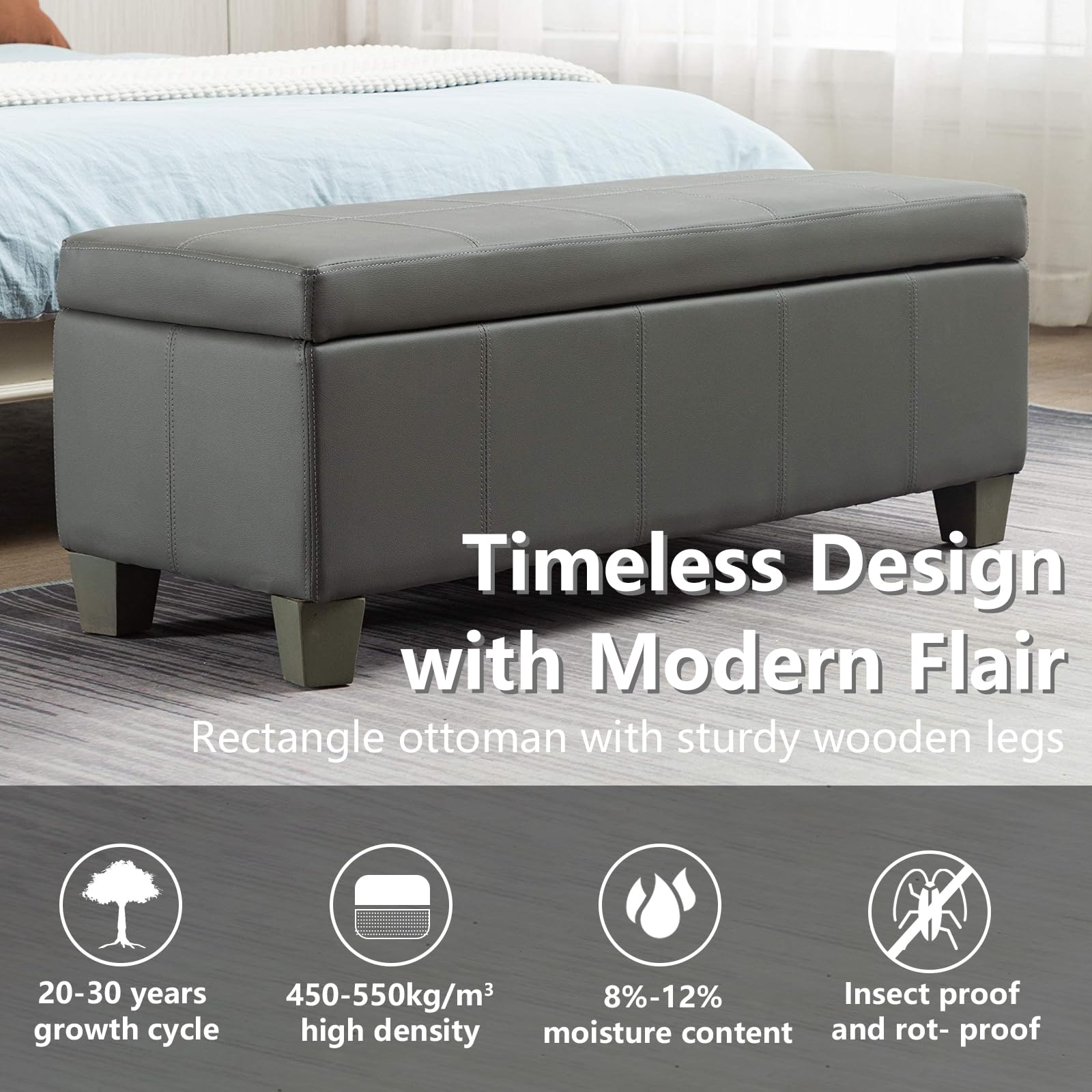 41" Storage Ottoman