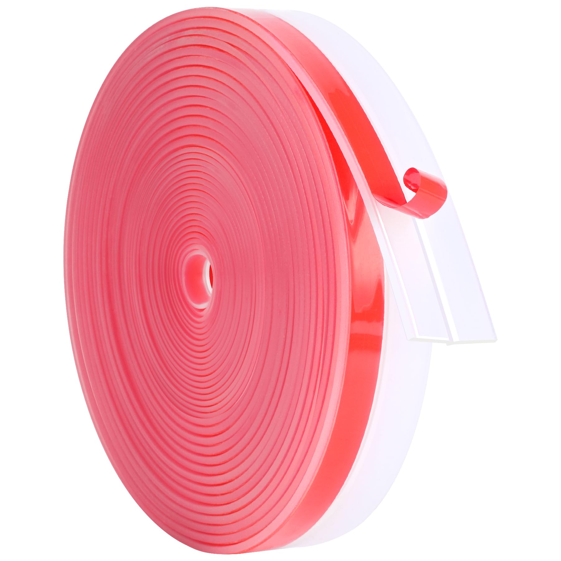 Weather Stripping Silicone Door Seal Strip 1 in x 40 ft Door Draft Stopper Self Adhesive Door Draft Tape (40 Foot)