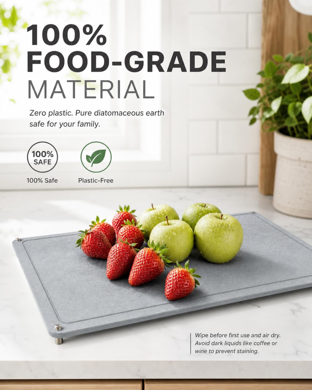 Diatomaceous Earth Dish Drying Mat