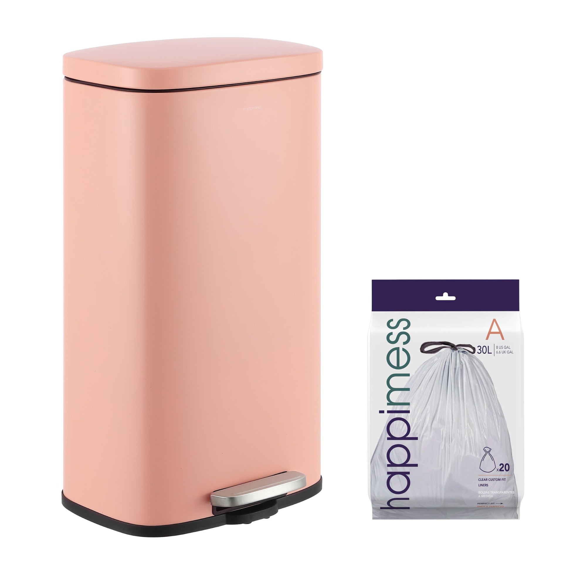Curtis 8 Gal Step Trash Can Soft Close 25"