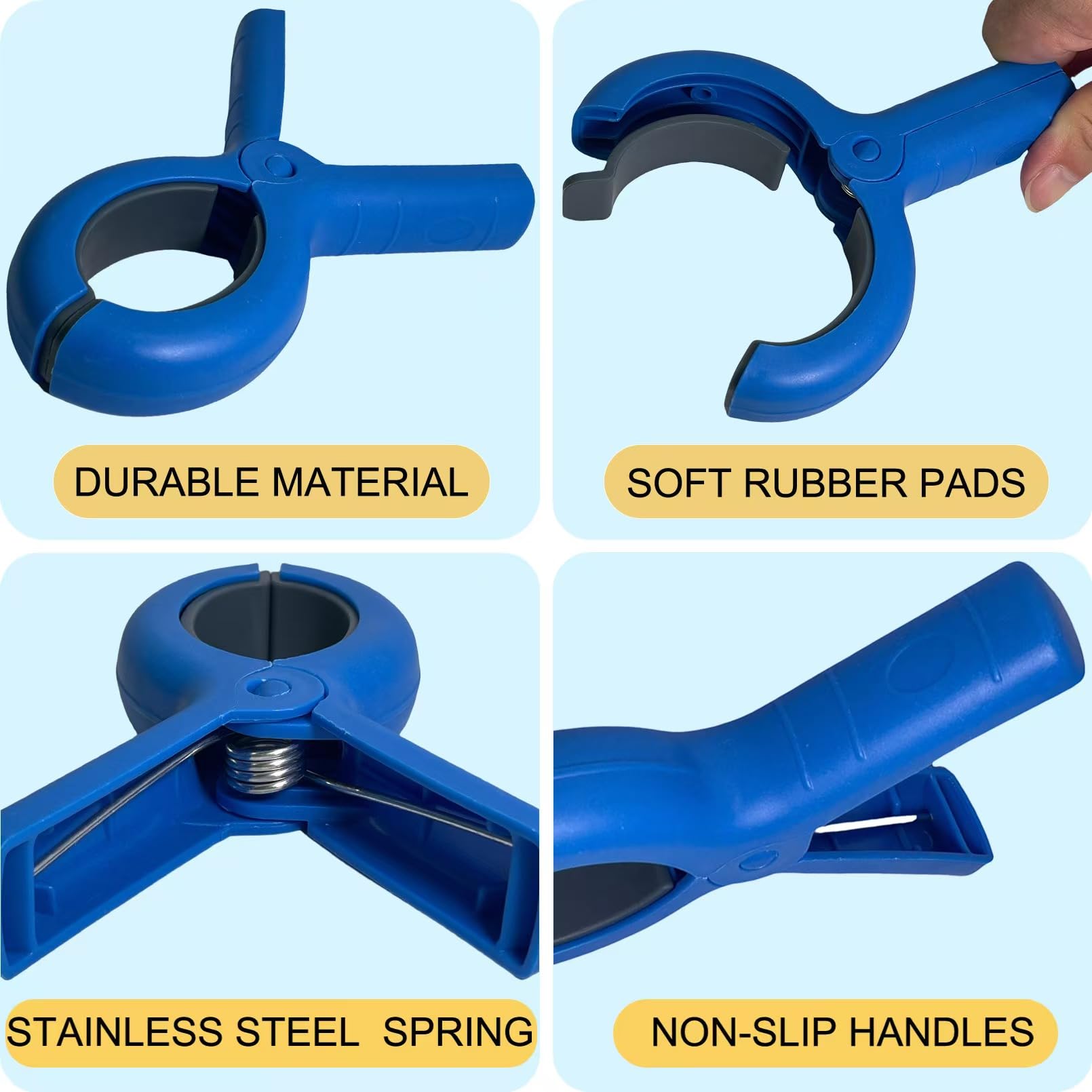5.1"Jumbo Beach Towel Clips 8 Pcs (8 Count)