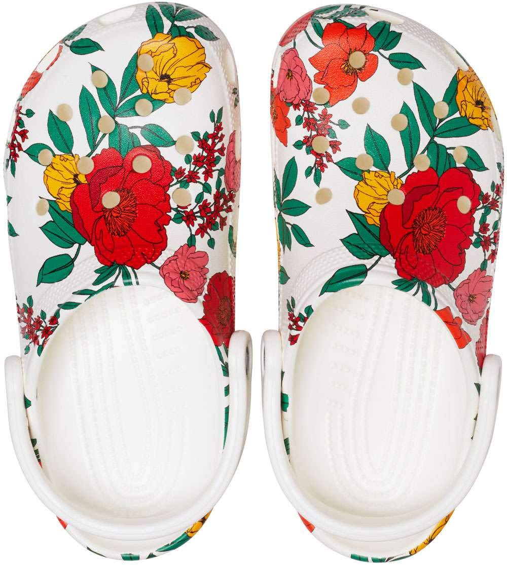 Unisex Adult Classic Printed Floral Clogs