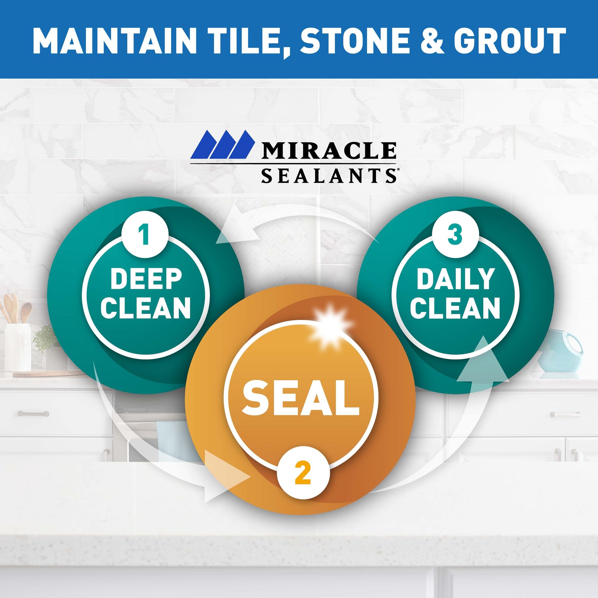 Heavy Duty Grout Cleaner Spray for Tile & Stone (32 Fl Oz)