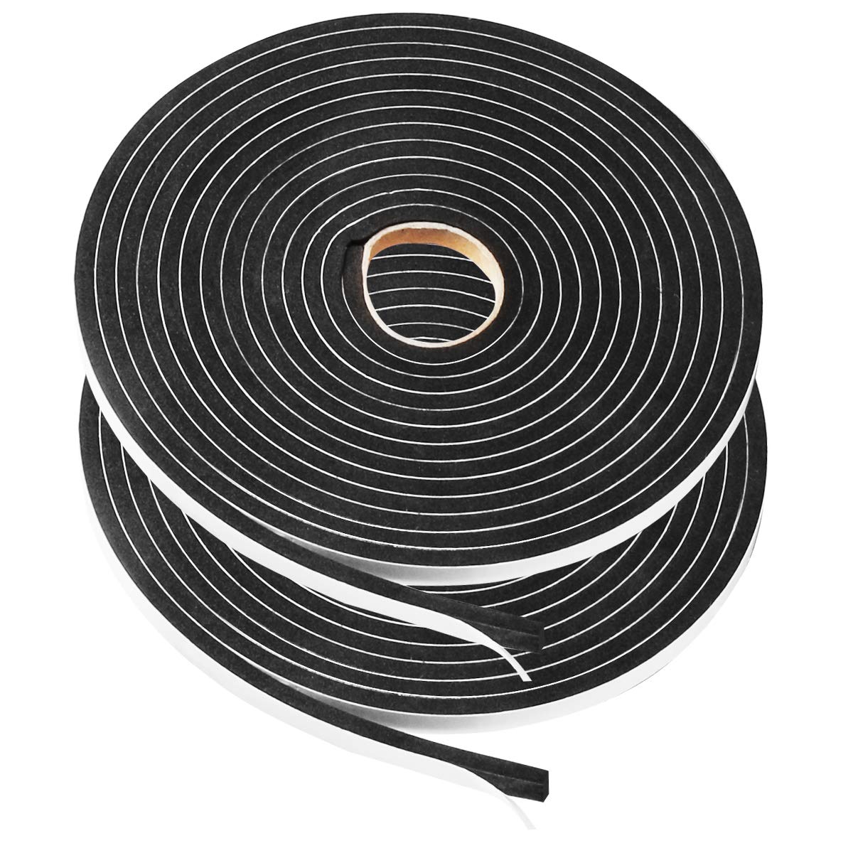 2 Rolls Foam Seal Tape for Door Window Insulation (32 Foot)