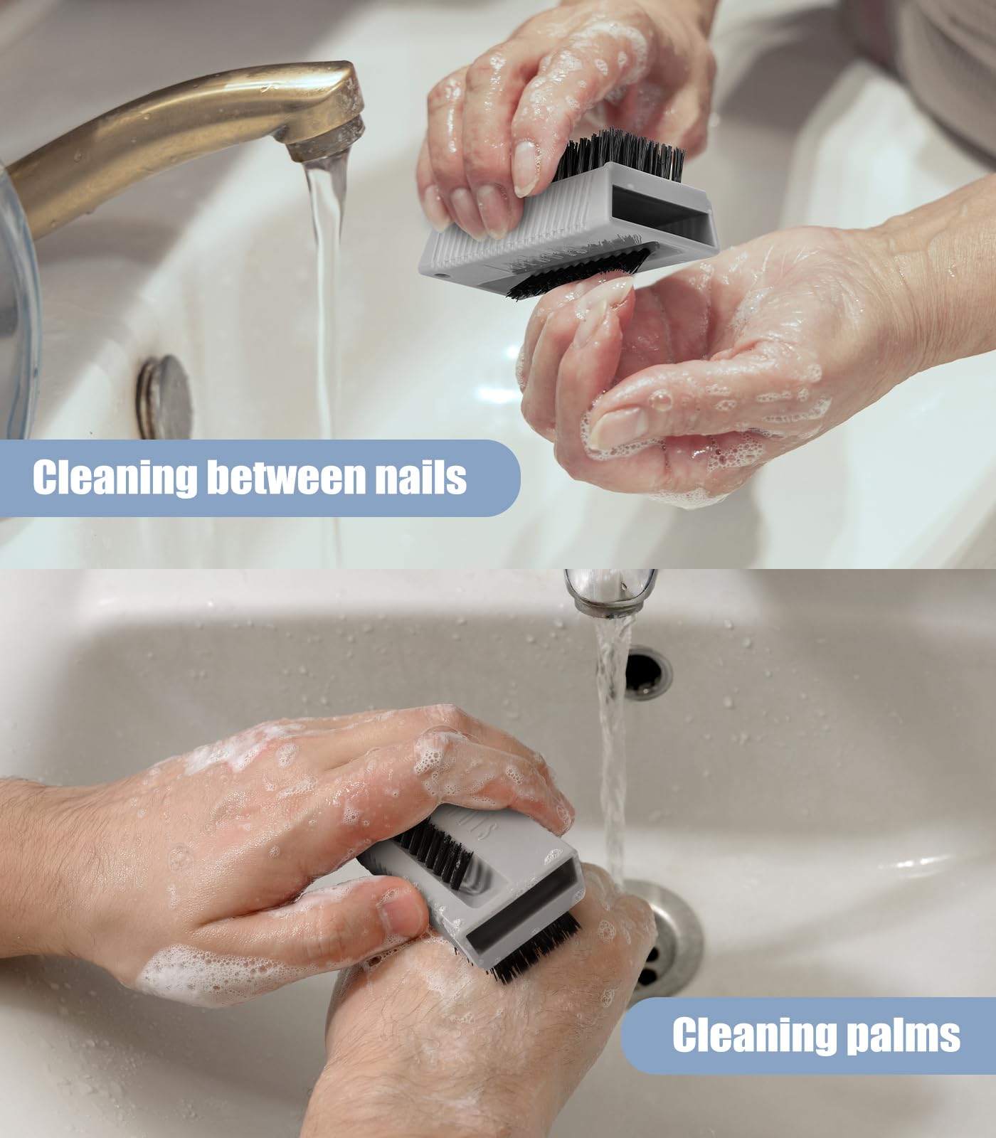 Nail Brush for Cleaning Fingernails (2 Count)