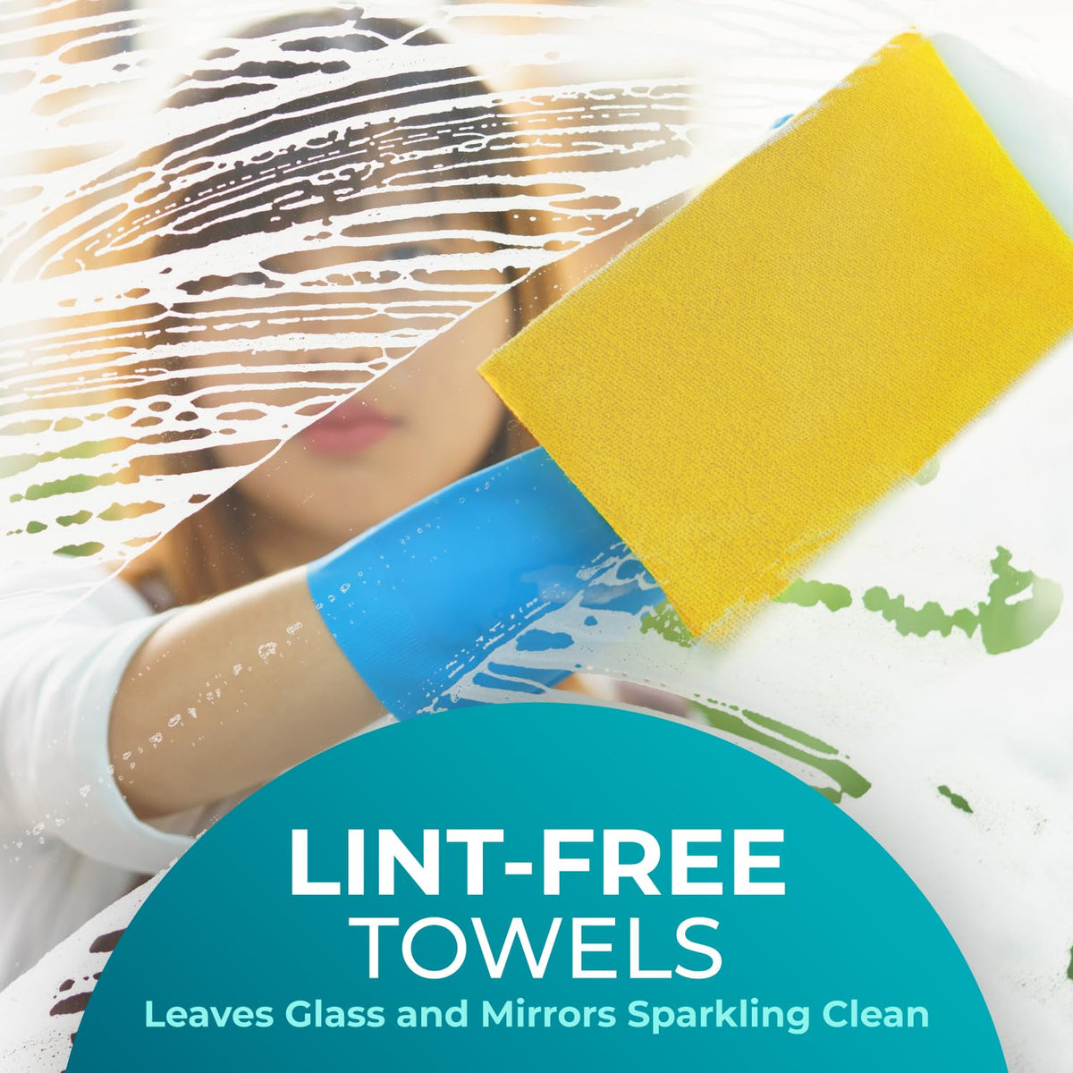 200 Pack Microfiber Cleaning Cloth Roll (200 Count)