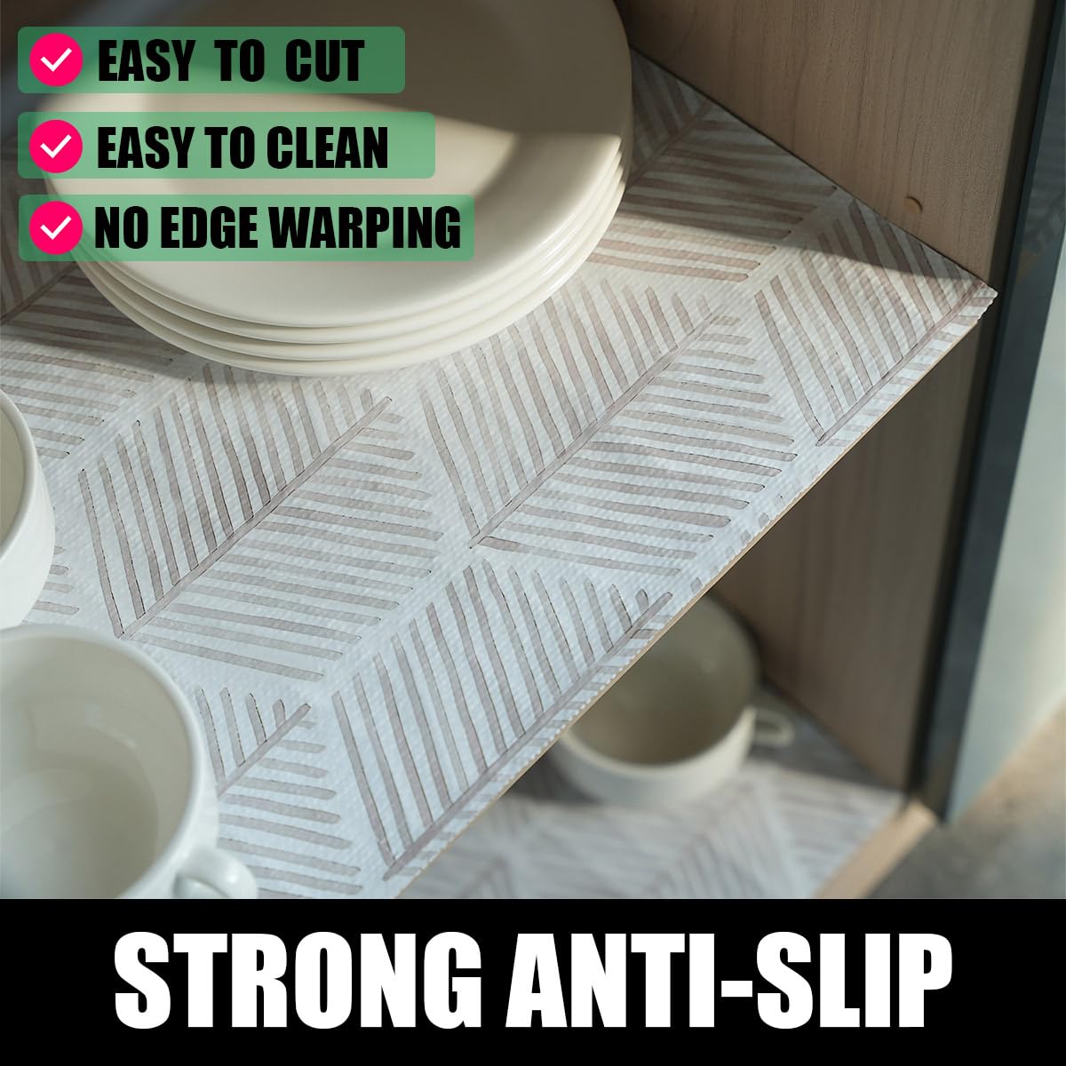 Shelf Liners for Kitchen Cabinets (160 sq in.)