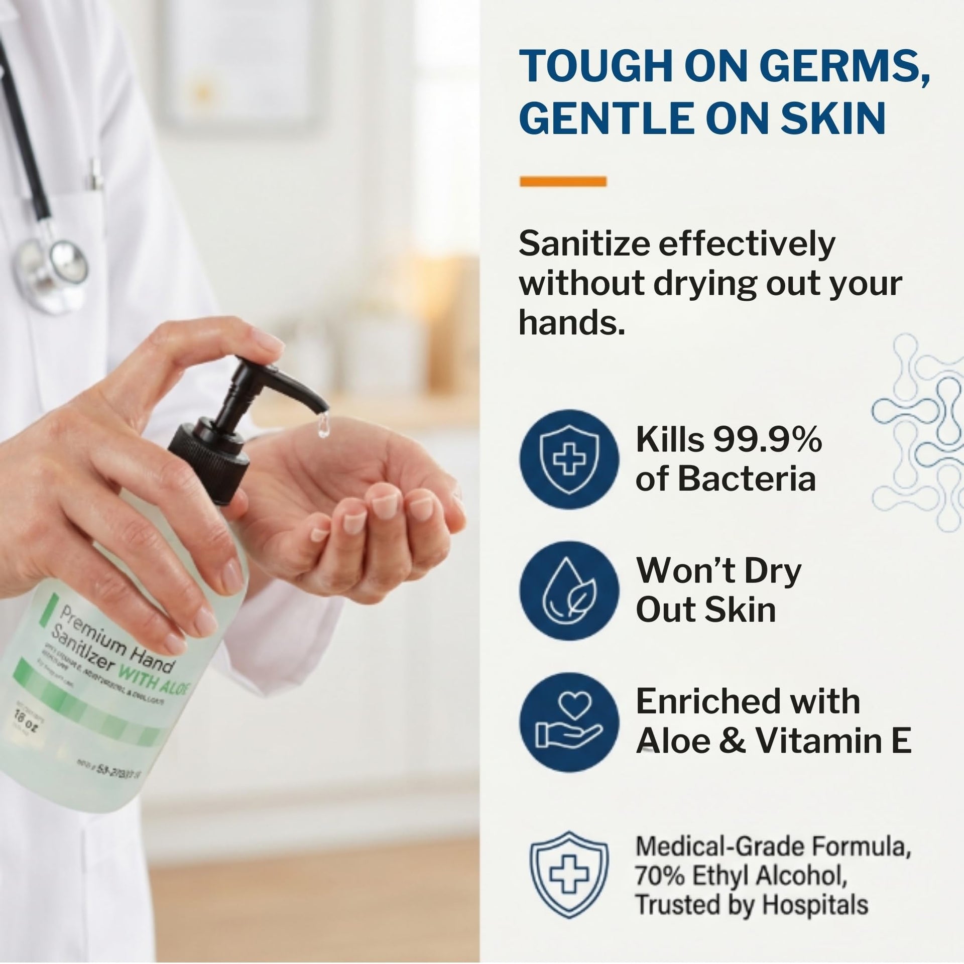 Hand Sanitizer with Aloe (36 Fl Oz)