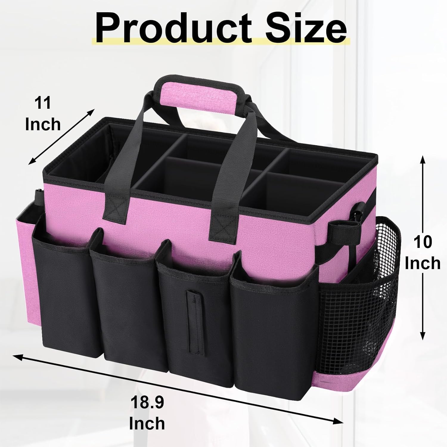 Wearable Large Cleaning Caddy Bag for Housekeepers