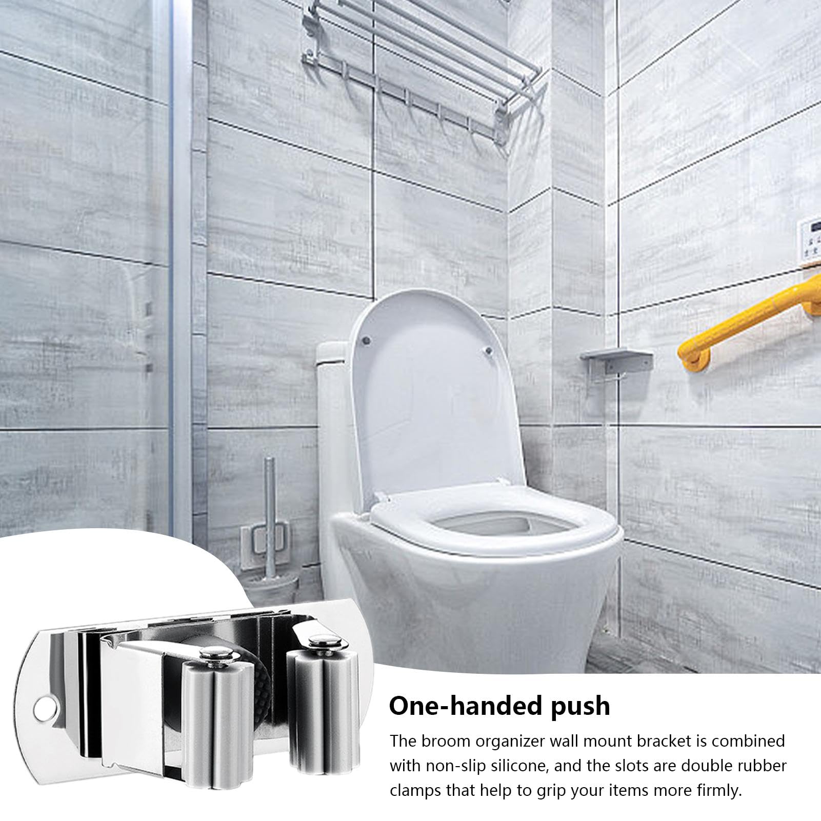 Broom and Mop Hanger