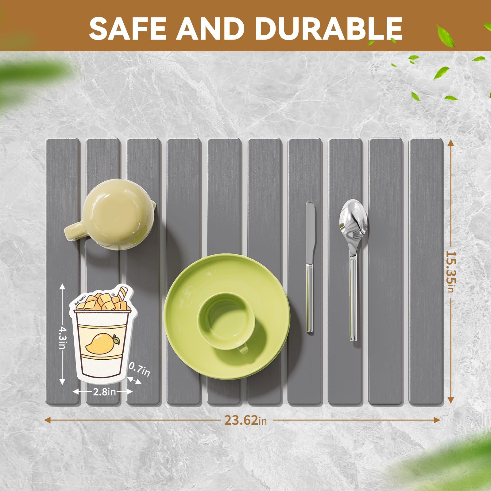 Foldable Stone Dish Drying Mat