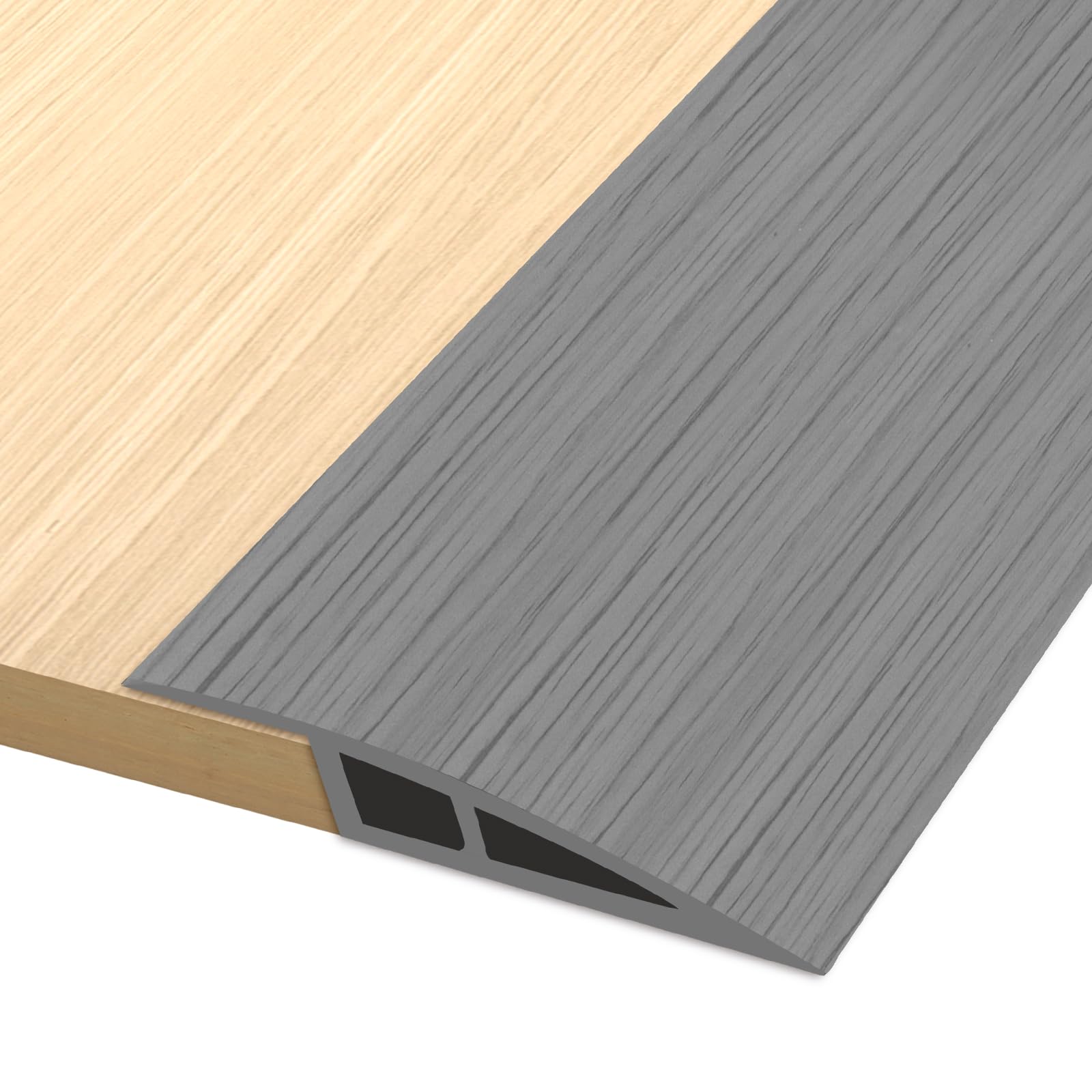 Vinyl Door Threshold Flooring Transition Strip Self Adhesive Carpet Edging Strip for Laminate Doorway Edge Threshold from 1 (10 Foot)
