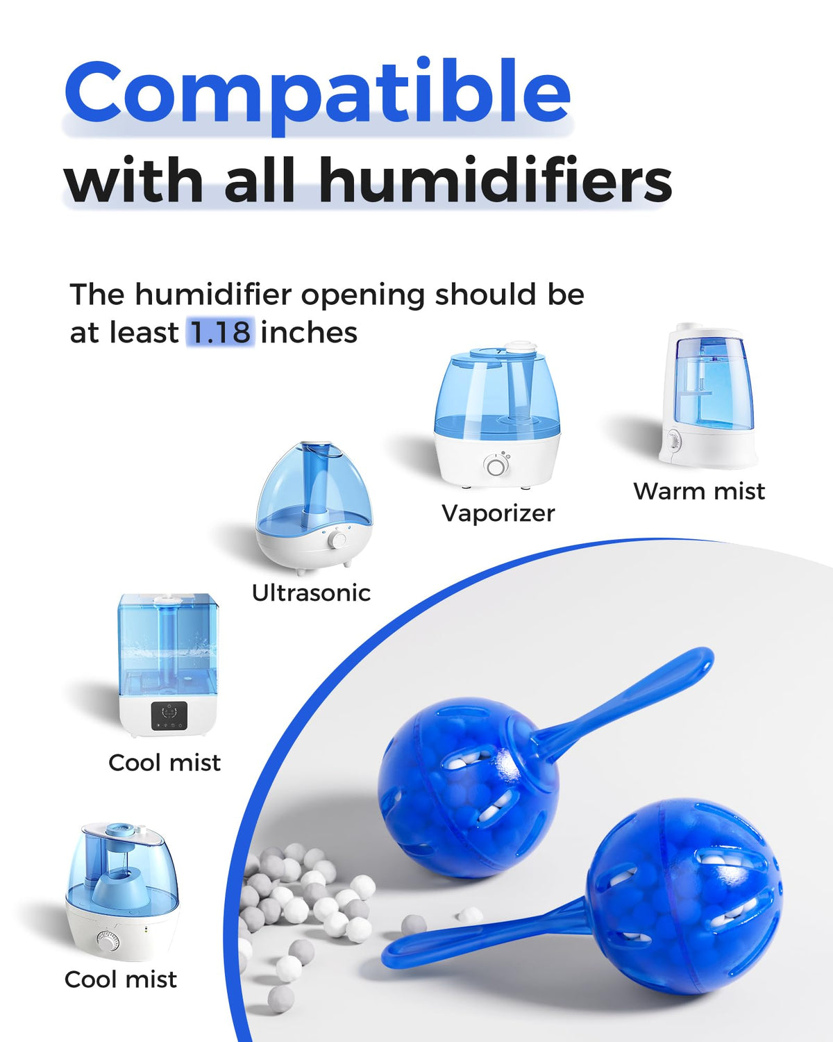 16 Pack Humidifier Cleaner Anti (16 Conut)