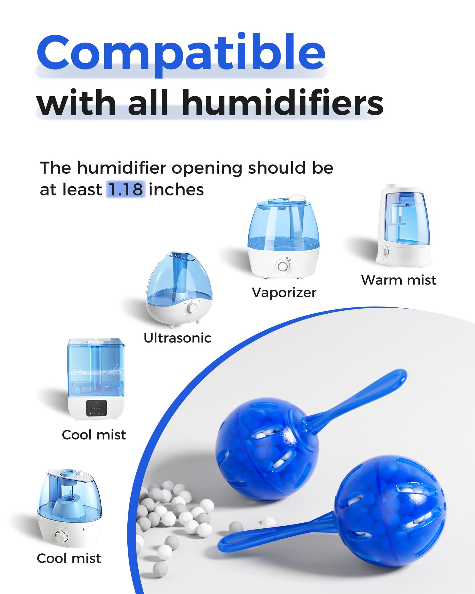 16 Pack Humidifier Cleaner Anti (16 Conut)
