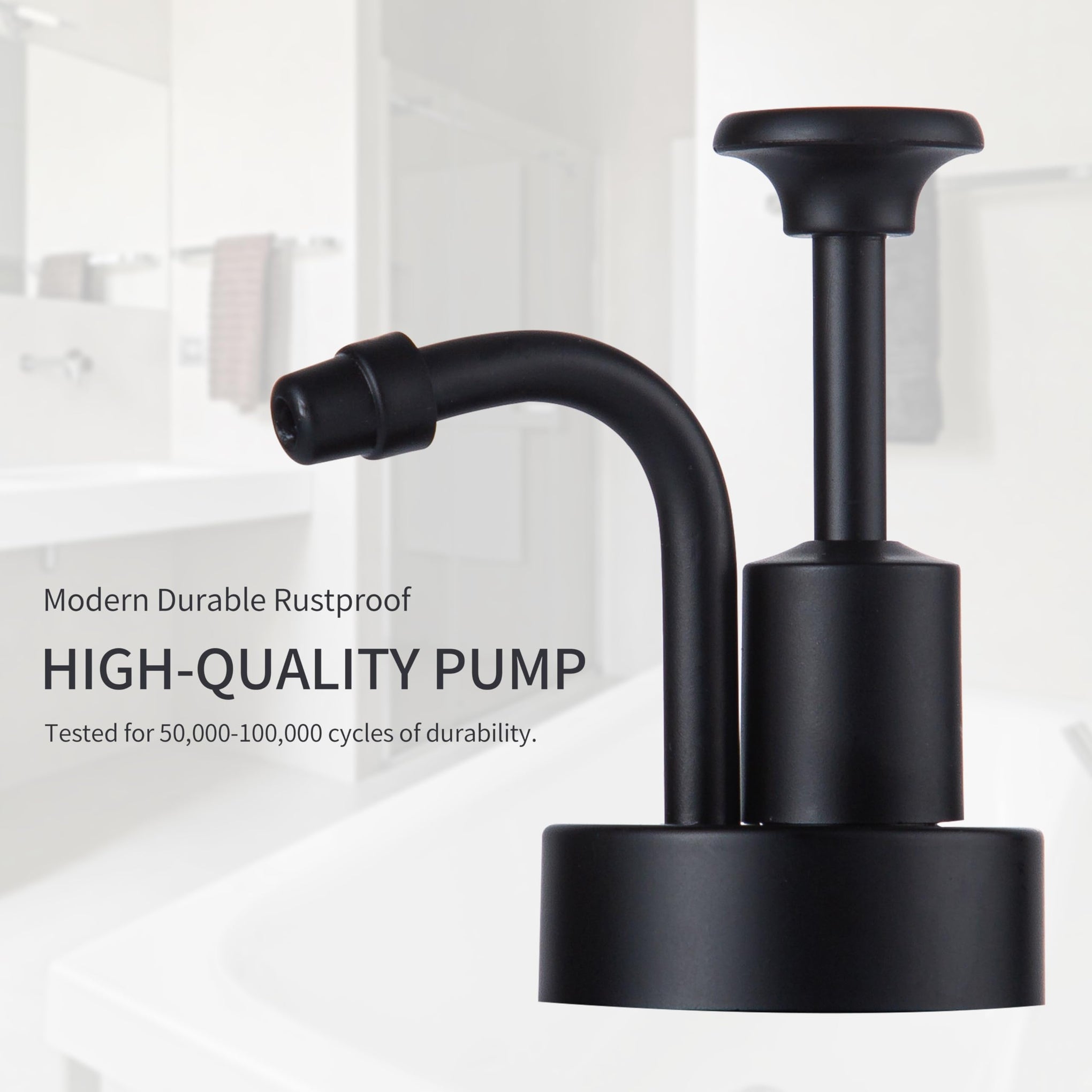 Beige Soap Dispenser