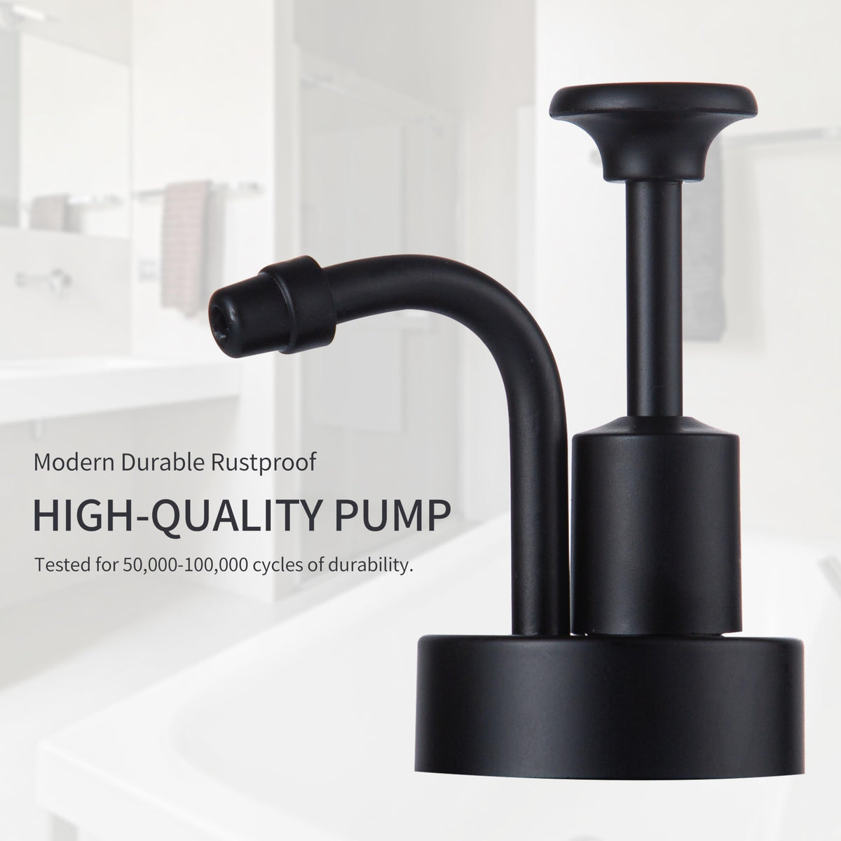 Gray Soap Dispenser