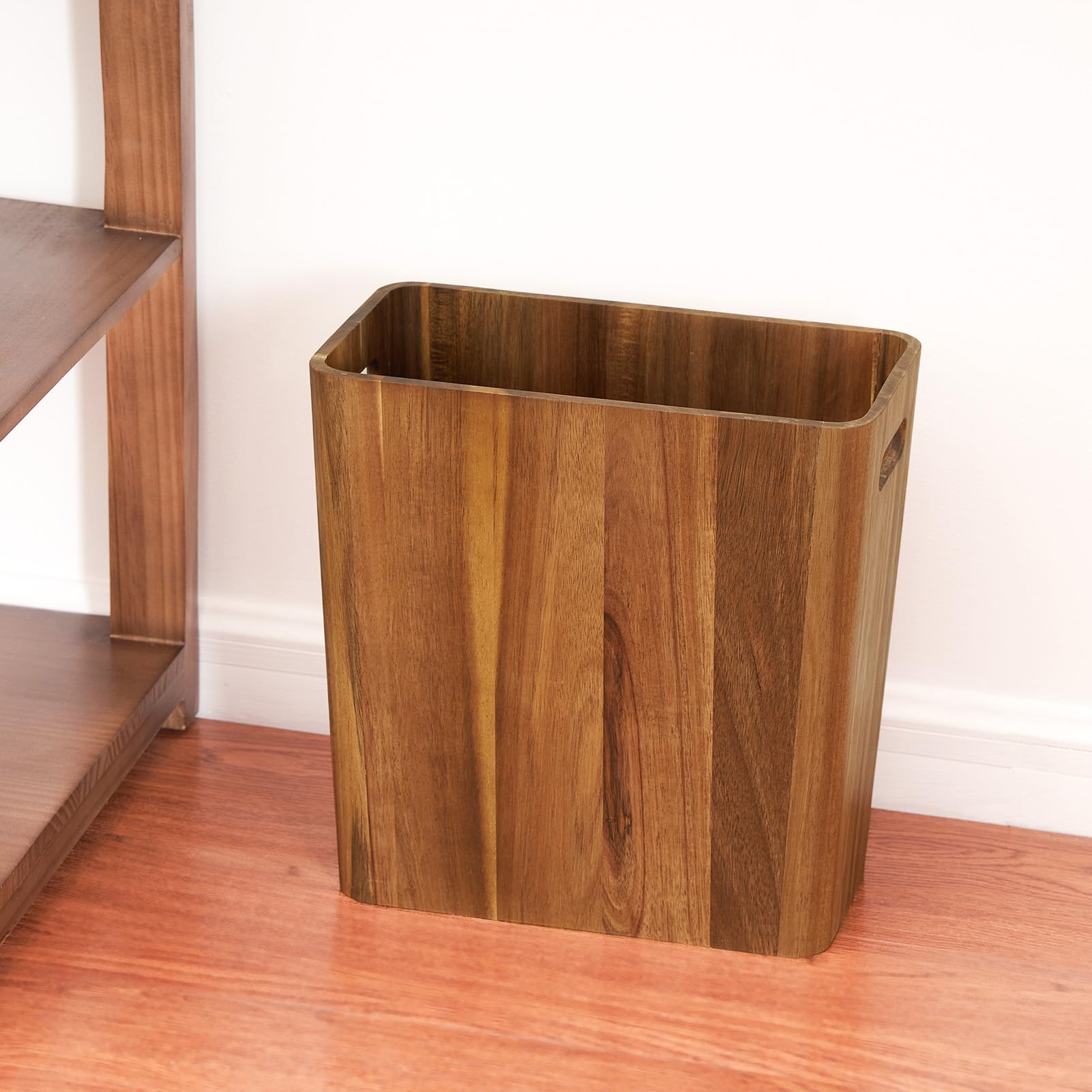 3 Gallons Wooden Wastebaskets
