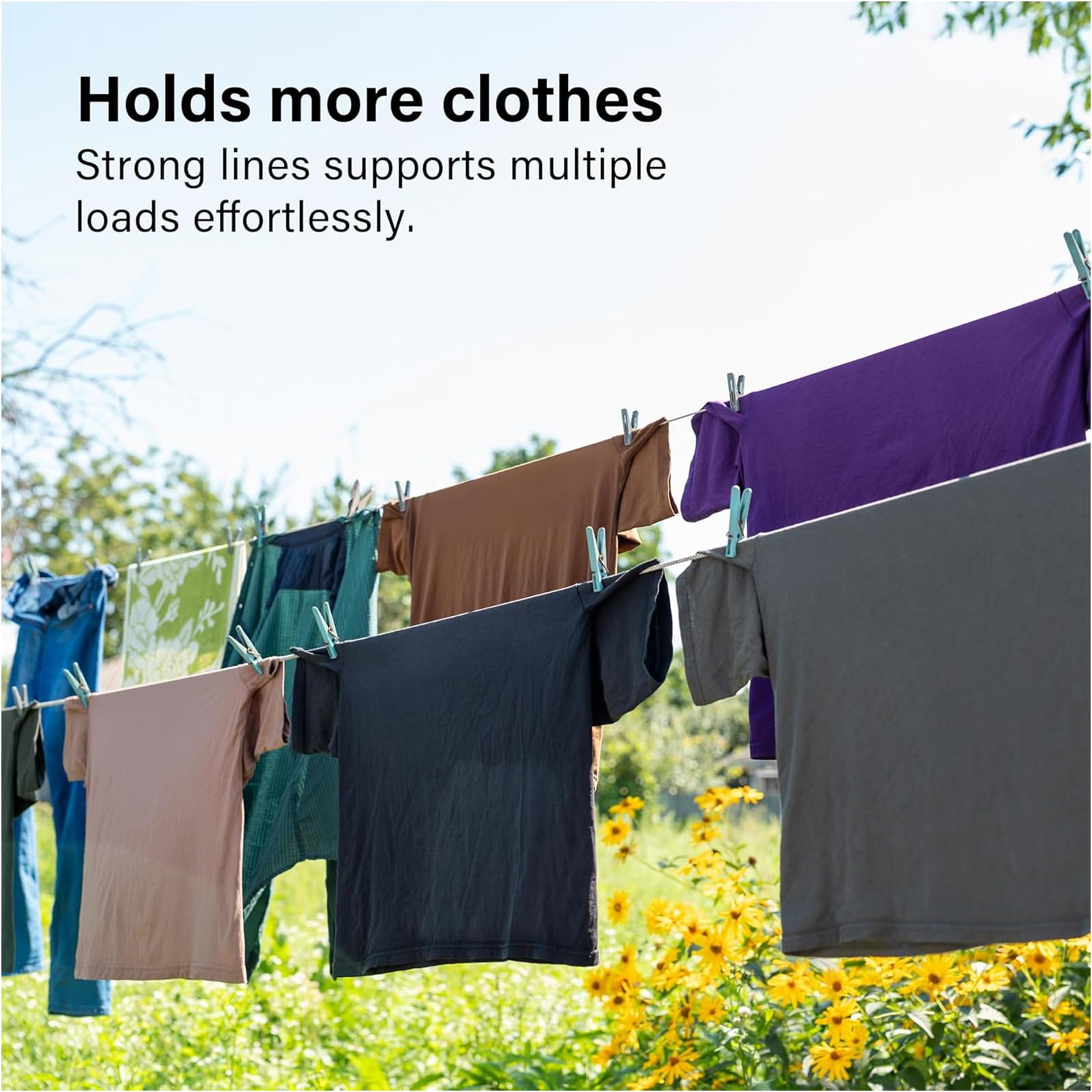 Retractable Double Clothesline (98 Foot)