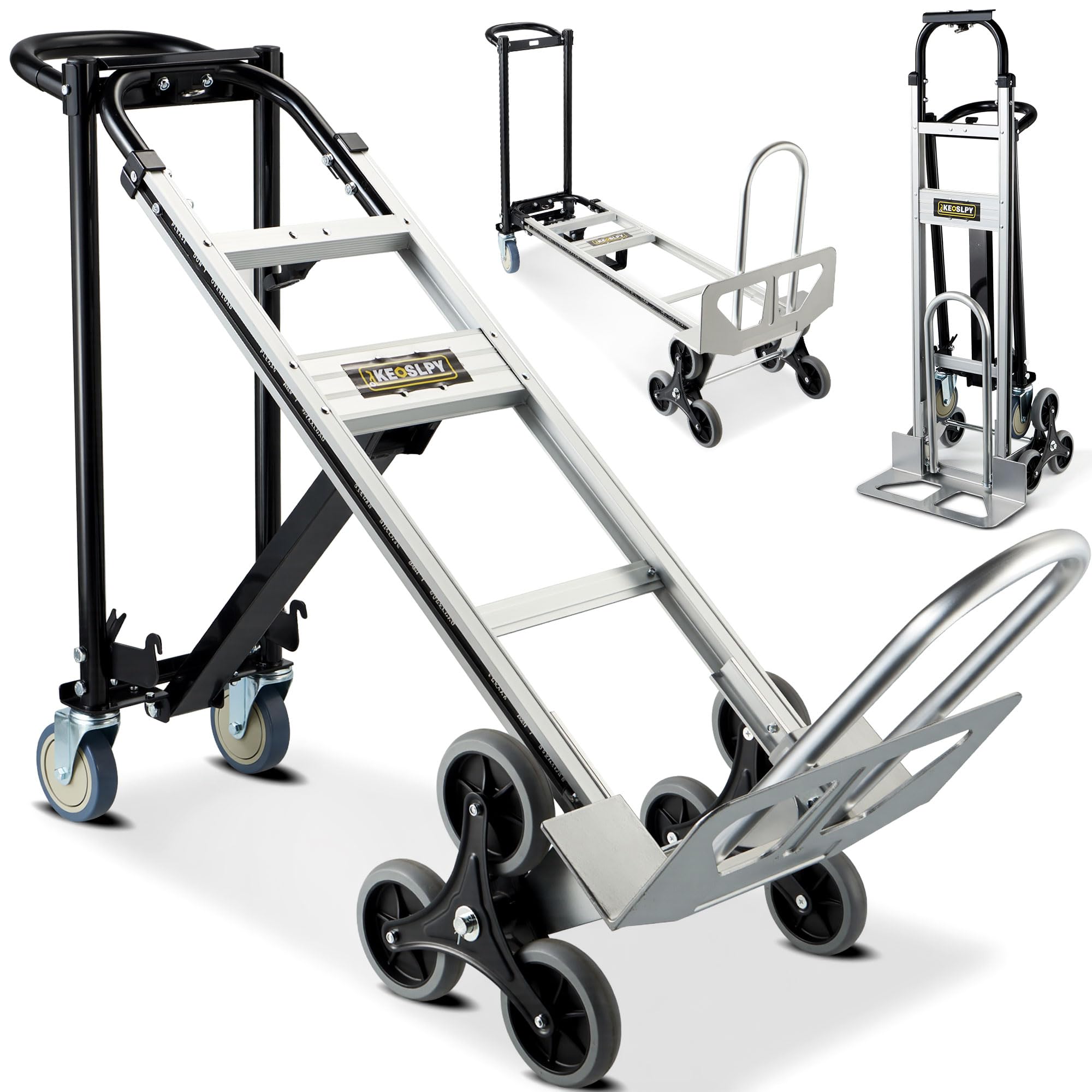 3 in 1 Industrial Convertible Hand Truck Dolly 1000 LBS Capacity