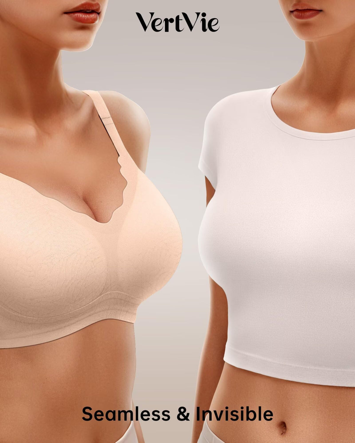 Seamless Jelly Bra No Underwire Supportive Bralette