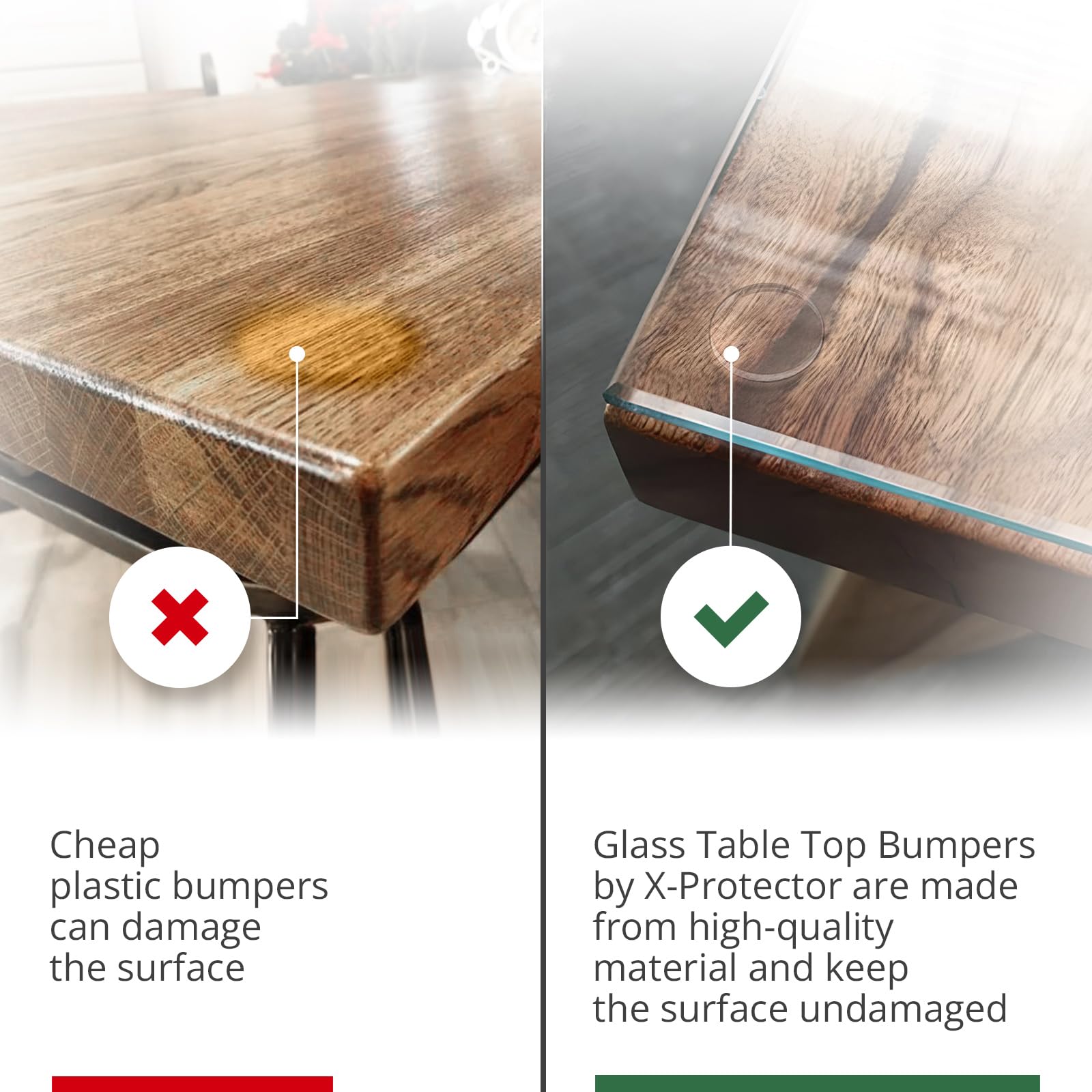 Glass Table Top Bumpers (20 Count)