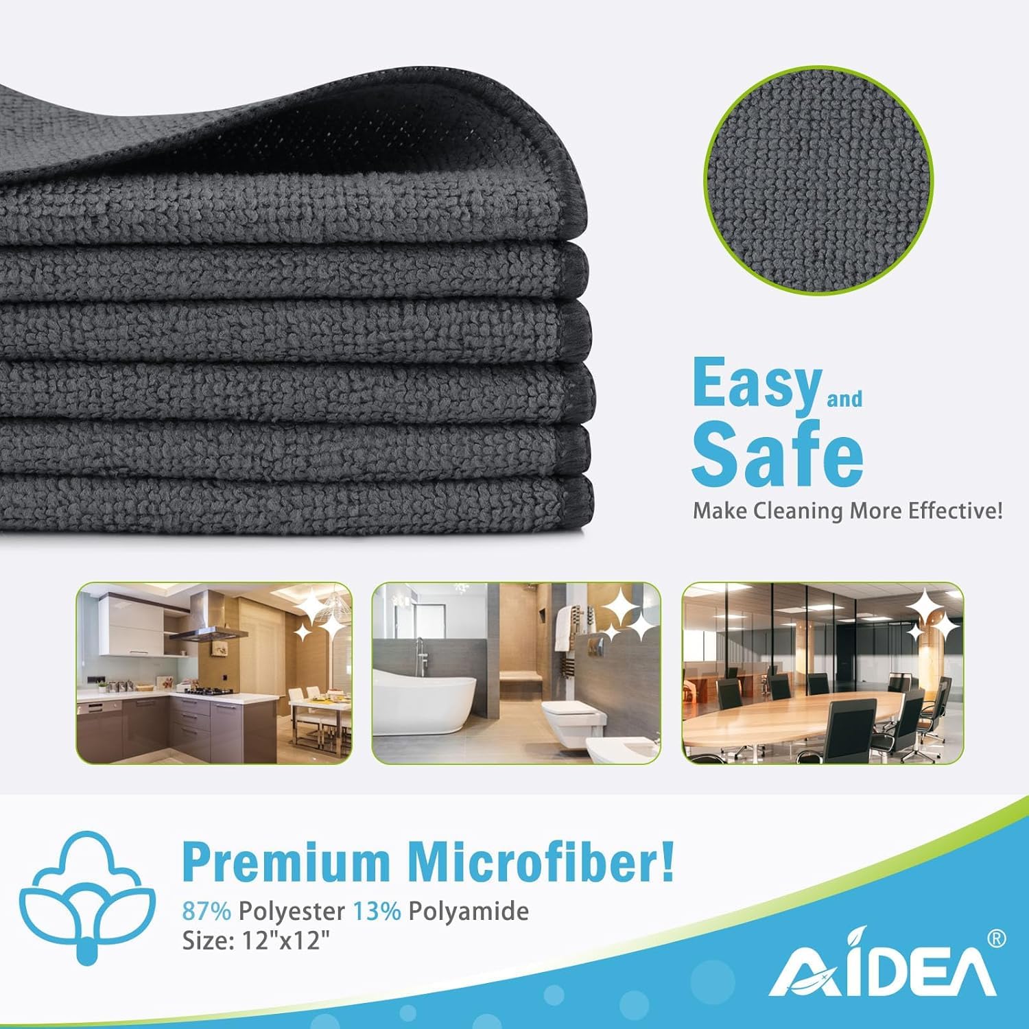 Microfiber Cleaning Cloth (600 Count)