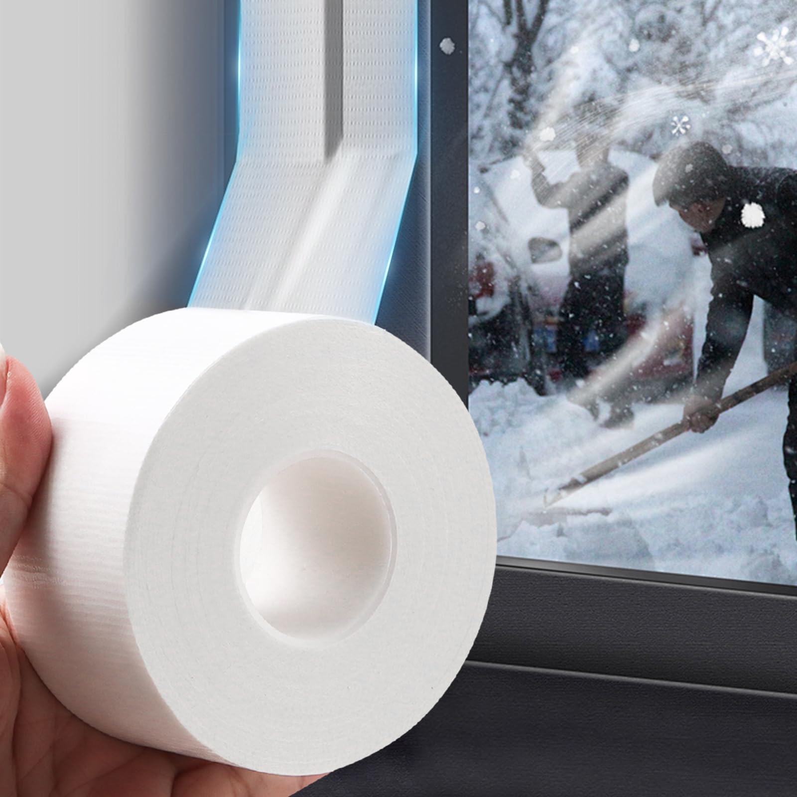 Window Weather Sealing Tape 2 Inch x 90 FT Weather Stripping Residue
