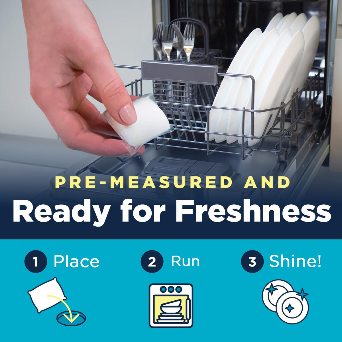Automatic Dishwasher Pacs Unscented (60 Count)