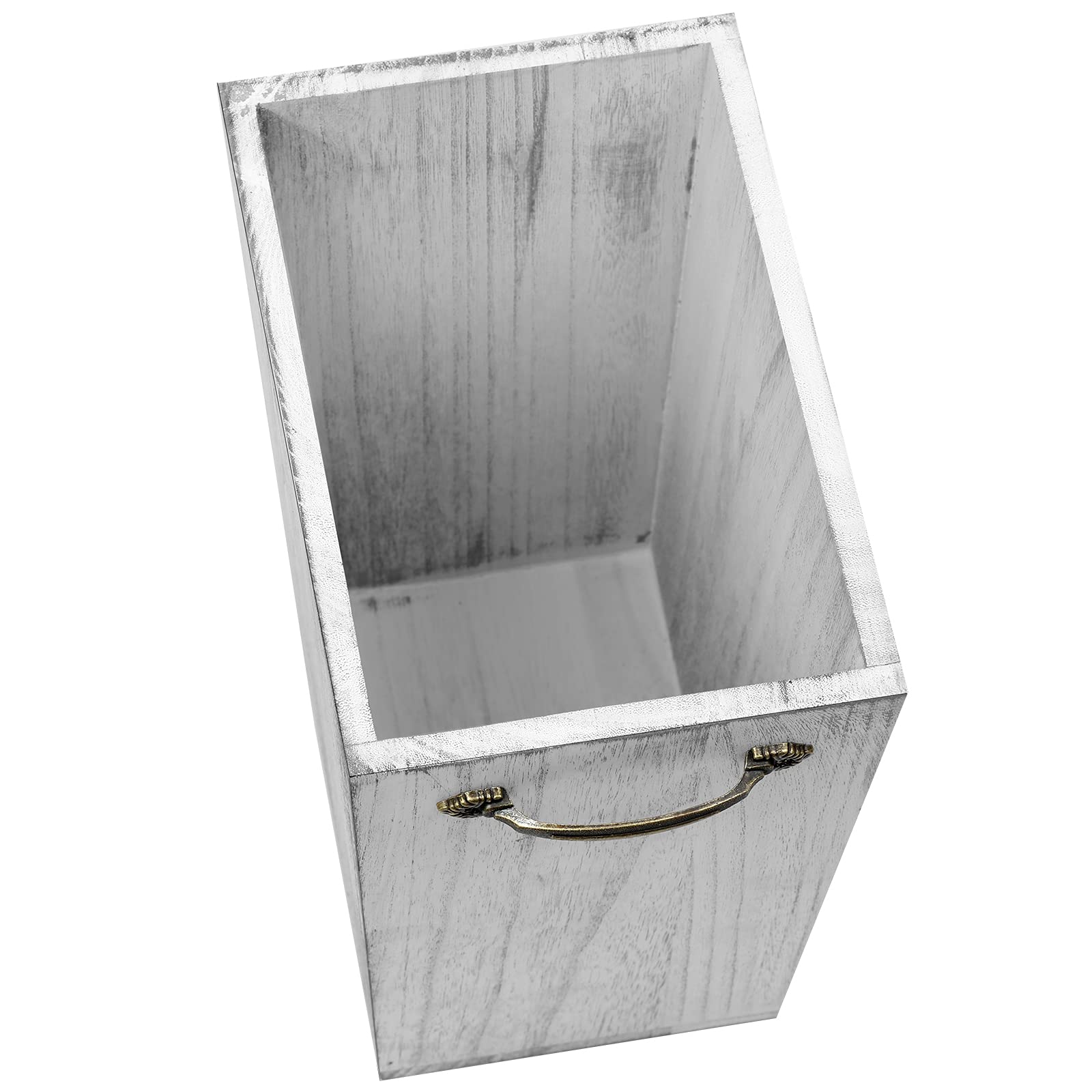 Wood Wastebasket Trash Can (16 Ounce)