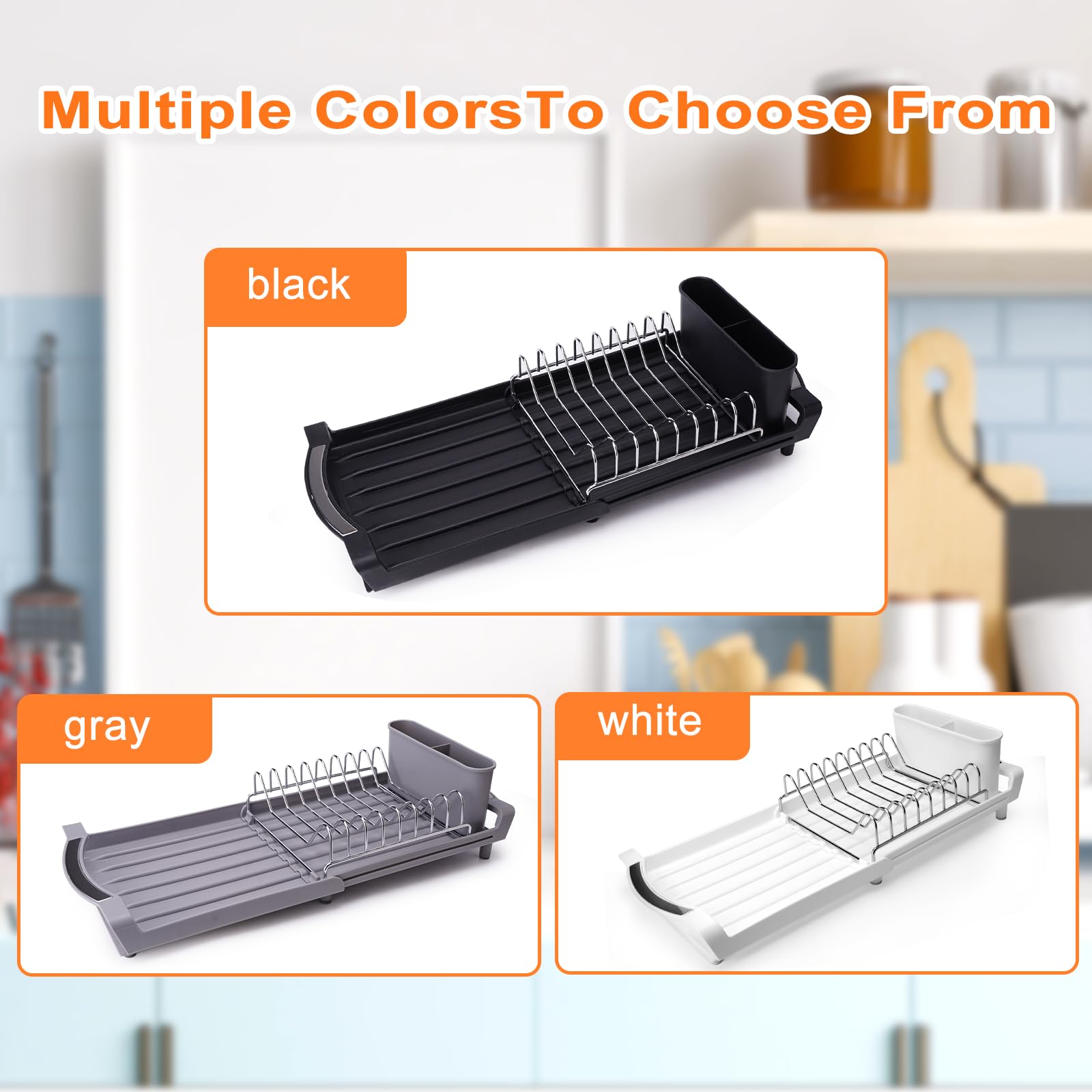 Dish Drying Rack Compact Expandable
