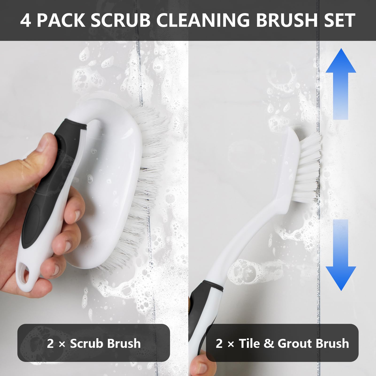 Scrub Brush Set (4 Count)
