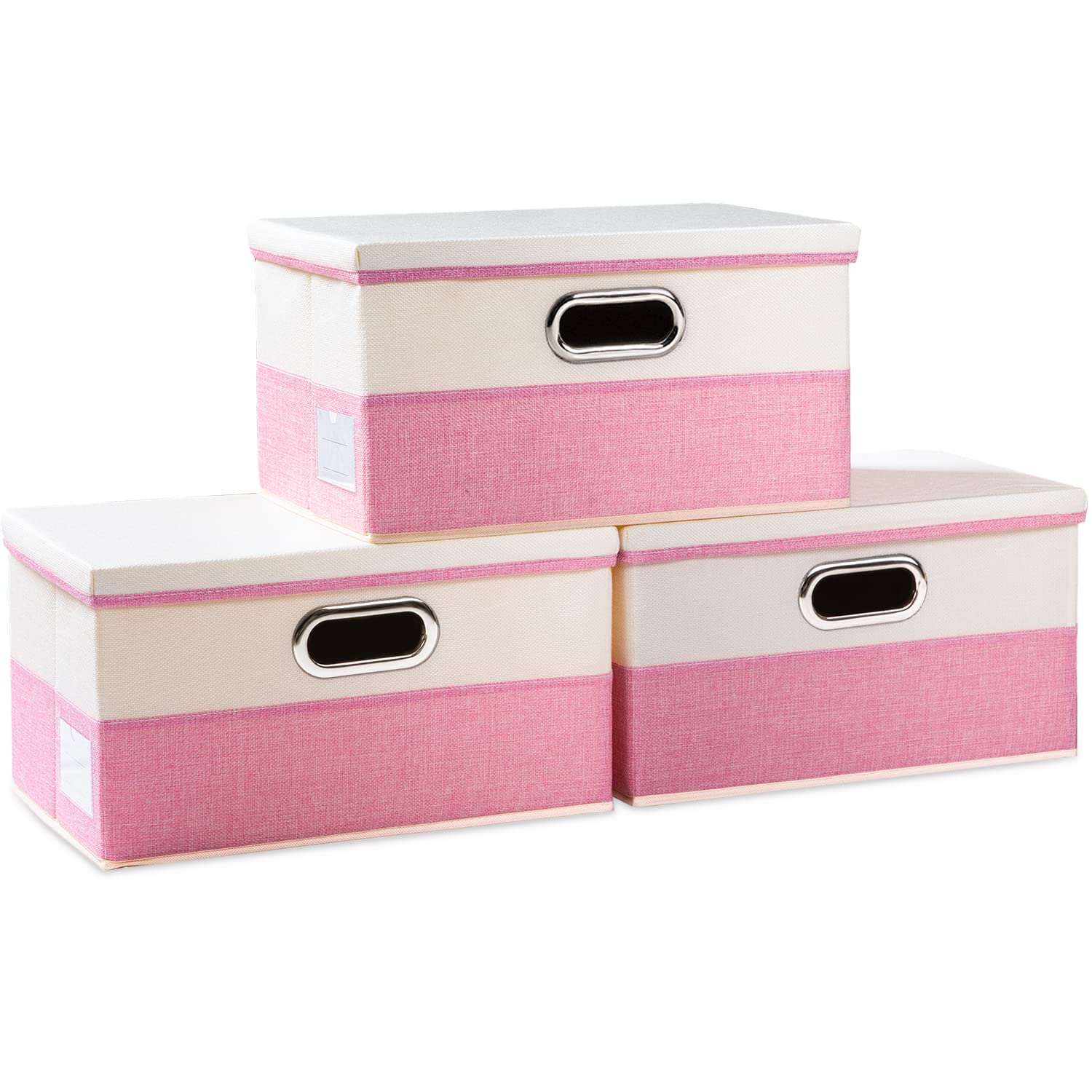 Collapsible Storage Bin with Lid [3 (3 Count)