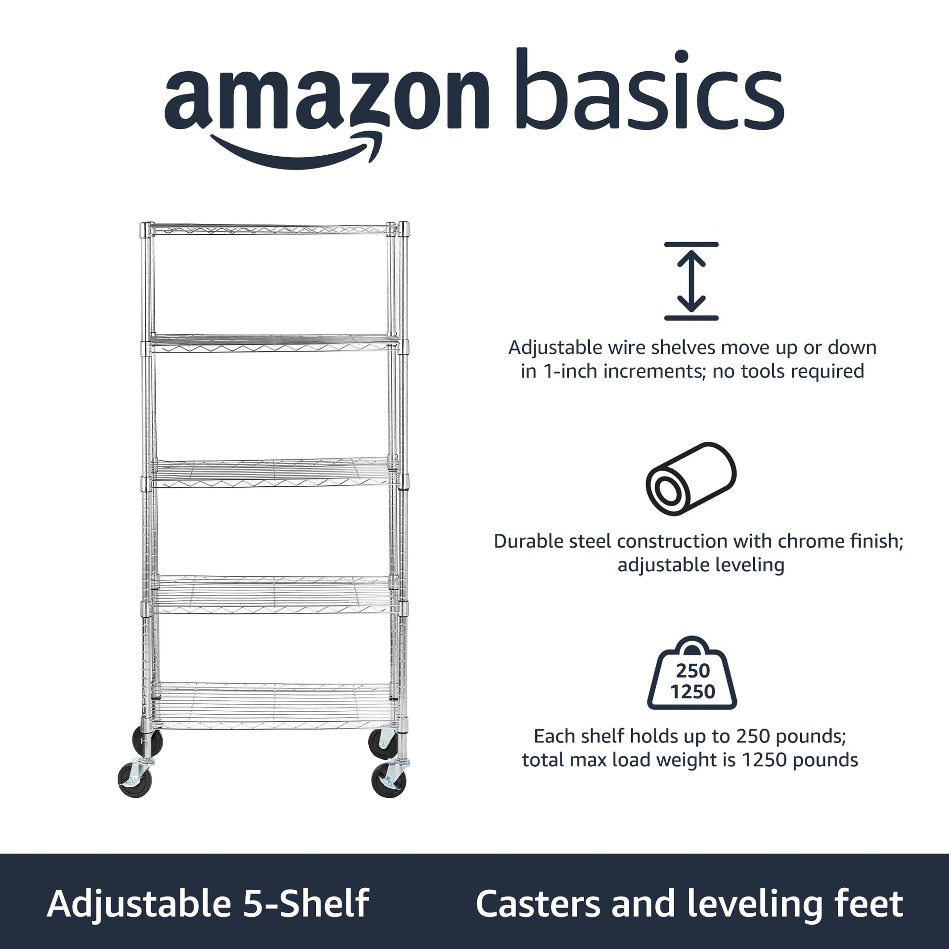 5 Shelf Adjustable