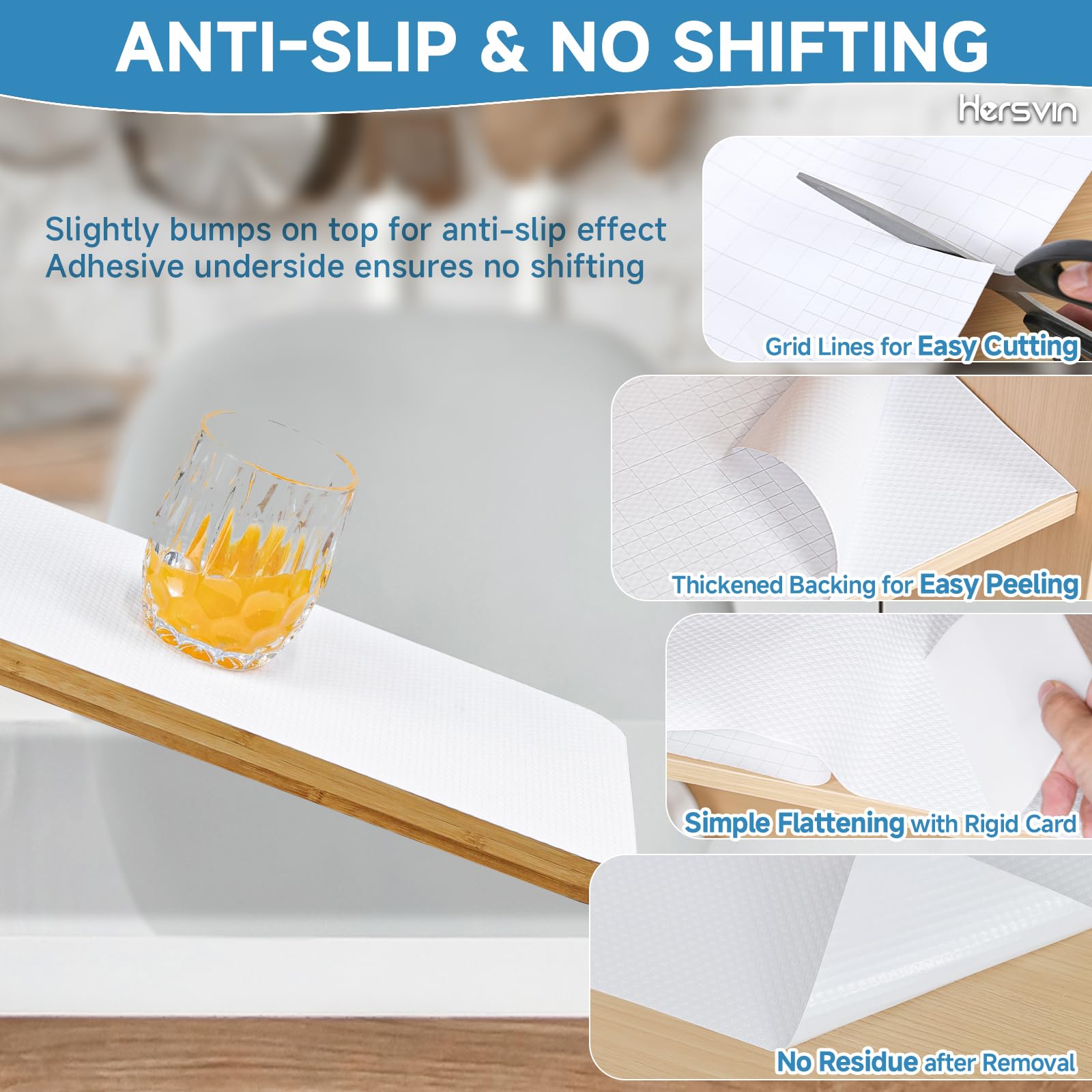 Shelf Liners 20 in x 20 ft Self (4800 sq in)