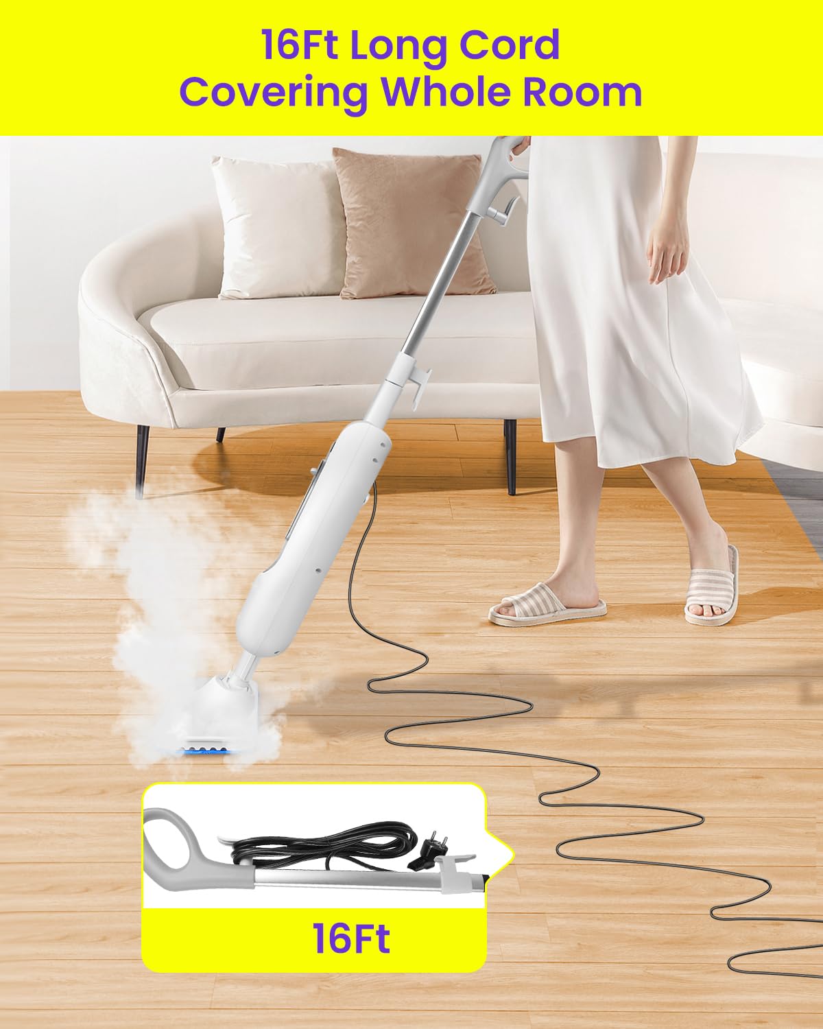 Steam Mop for Floor Cleaning