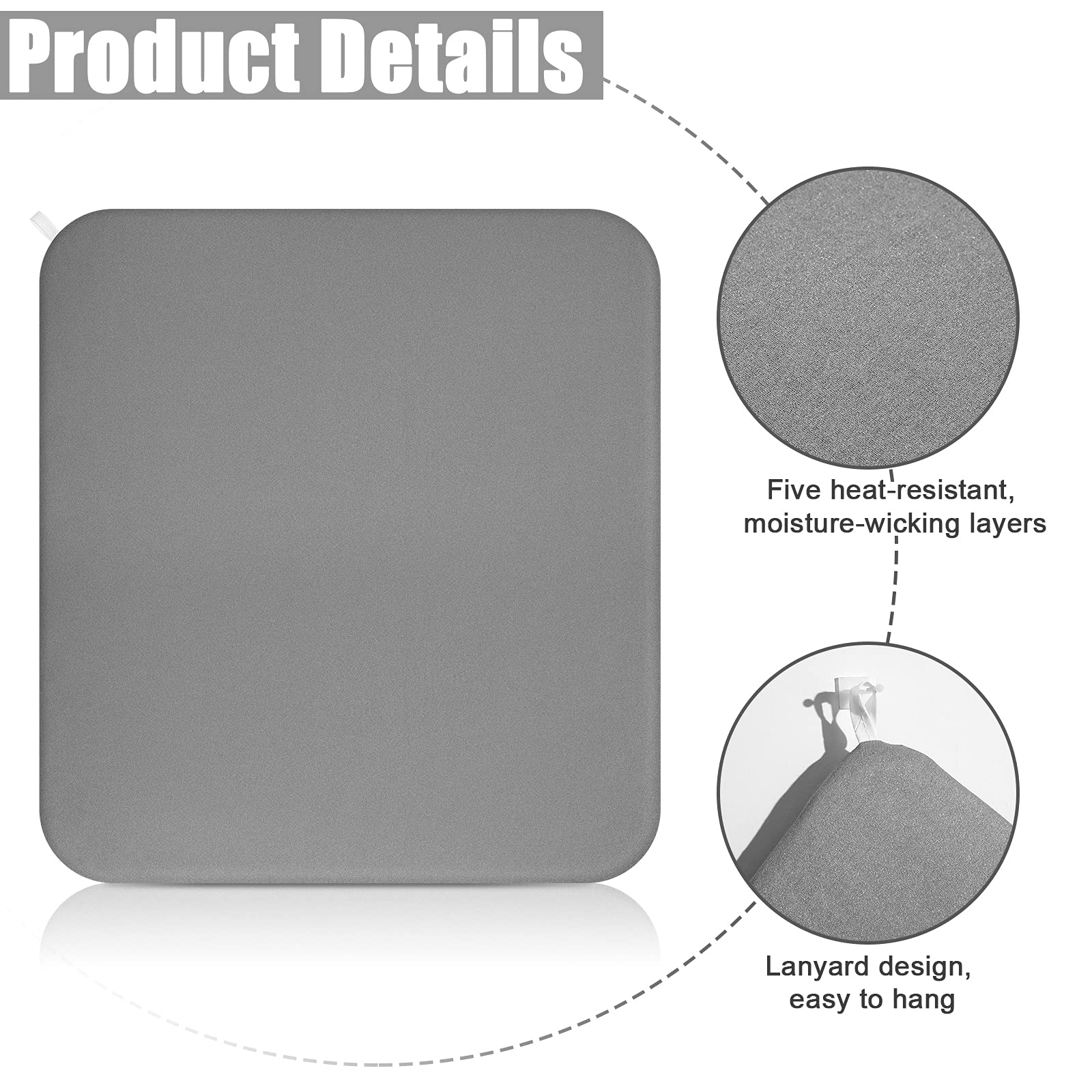 3 Pcs Heat Press Mats Compatible with Easypress 2 (3 Count)