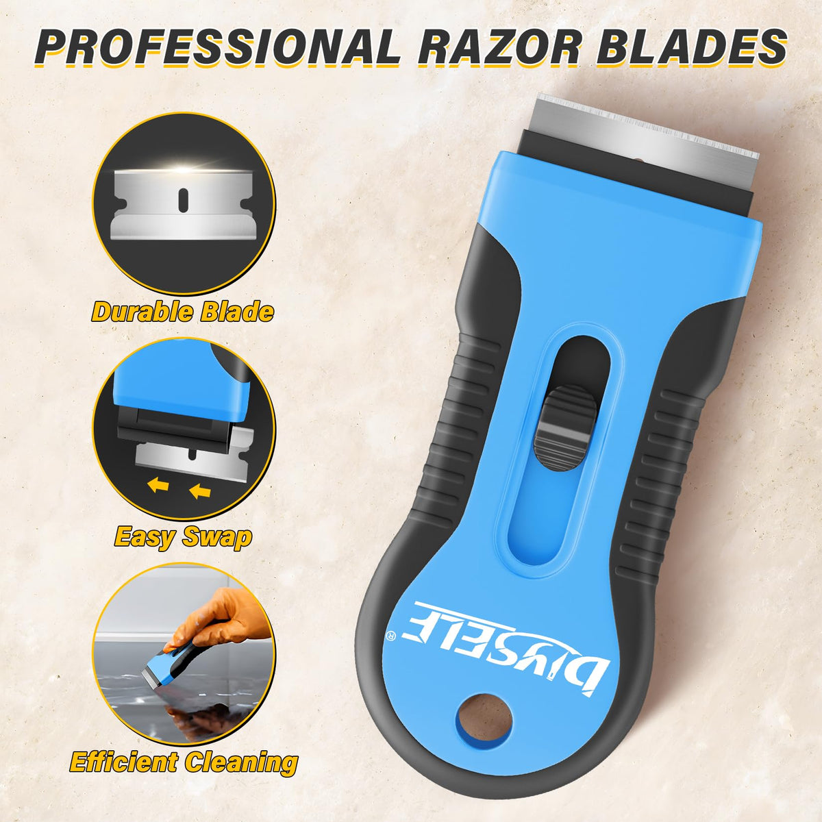 2 Pack Glass Scraper