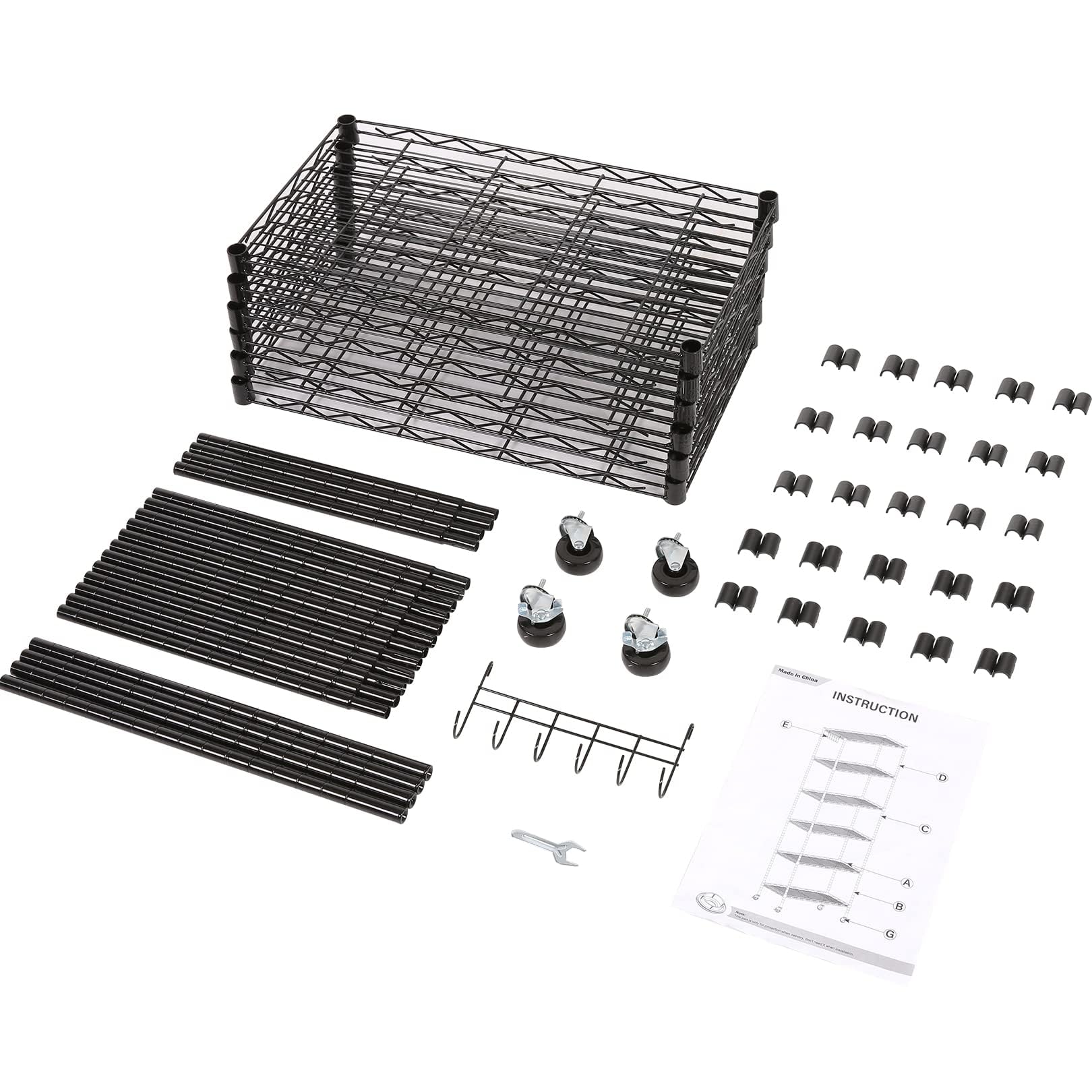 6 Tier Storage Shelf Units (6 Count)