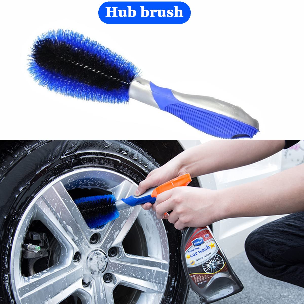 Car Wash Brush with Long Handle