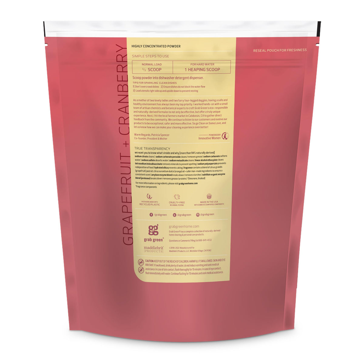 Dishwasher Detergent Powder (50.72 Ounce)