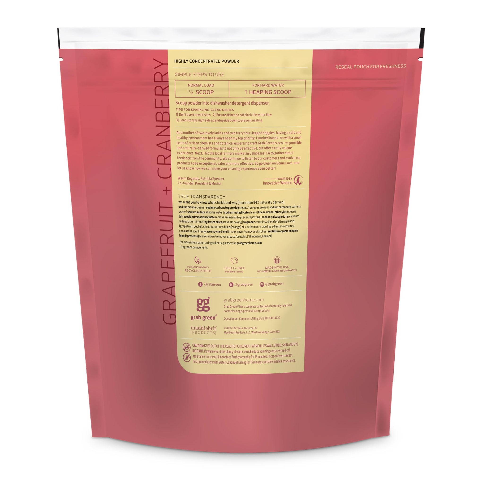 Dishwasher Detergent Powder (50.72 Ounce)