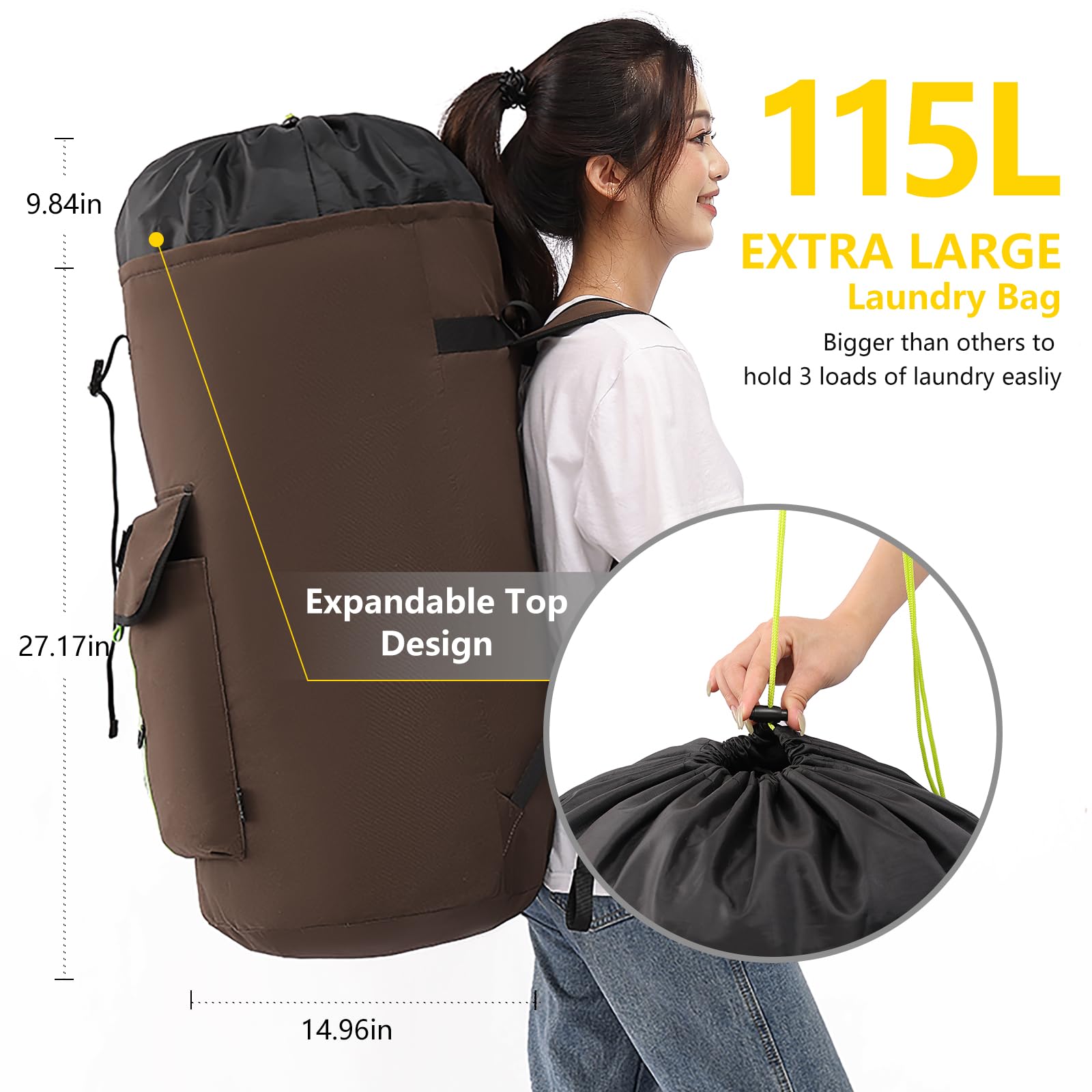 laundry bag backpack (60 Count)