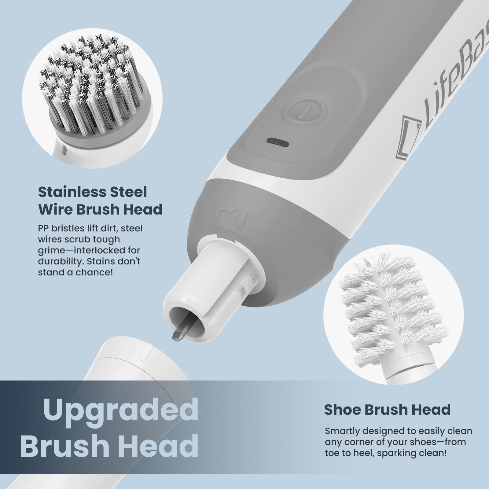 Cordless Rechargeable Power Scrubber Brush