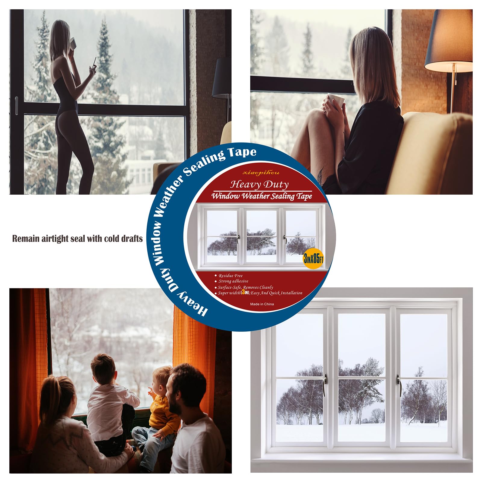Transparent Weather Sealing Tape (85 Foot)